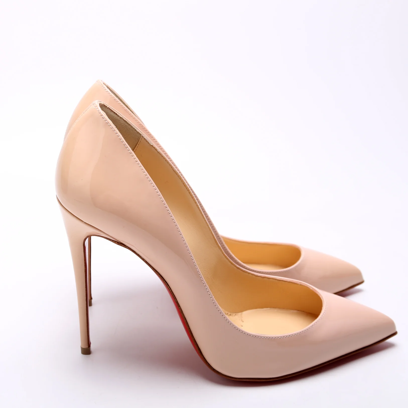 Pigalle Follies 100 Patent Leather Size 39 Nude - Image 3