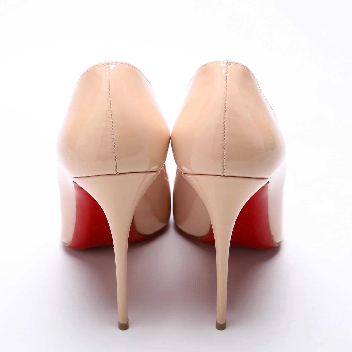 Pigalle Follies 100 Patent Leather Size 39 Nude - Image 4