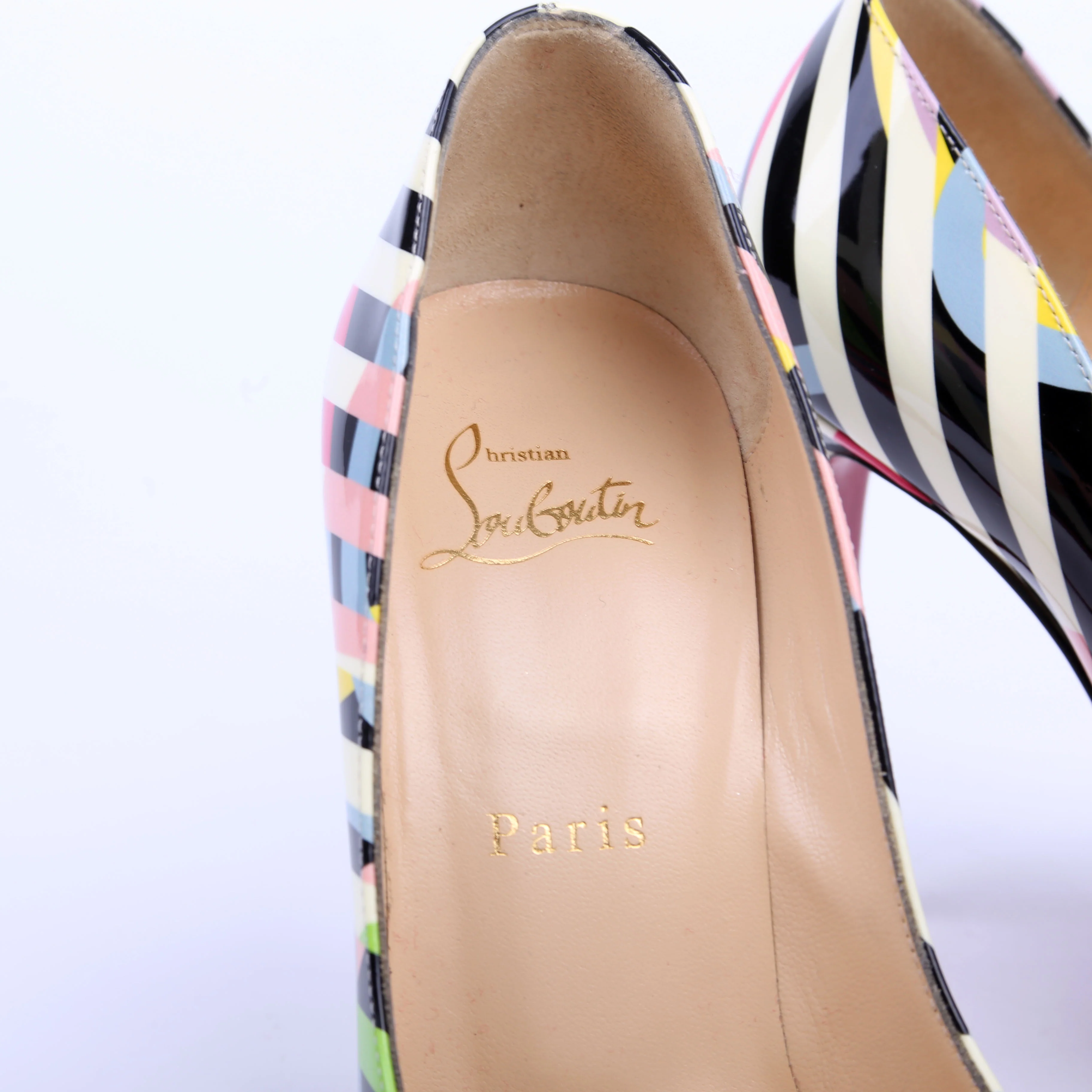 Pigalle Follies 100 Patent Pumps Size 37 Multicolor - Image 11