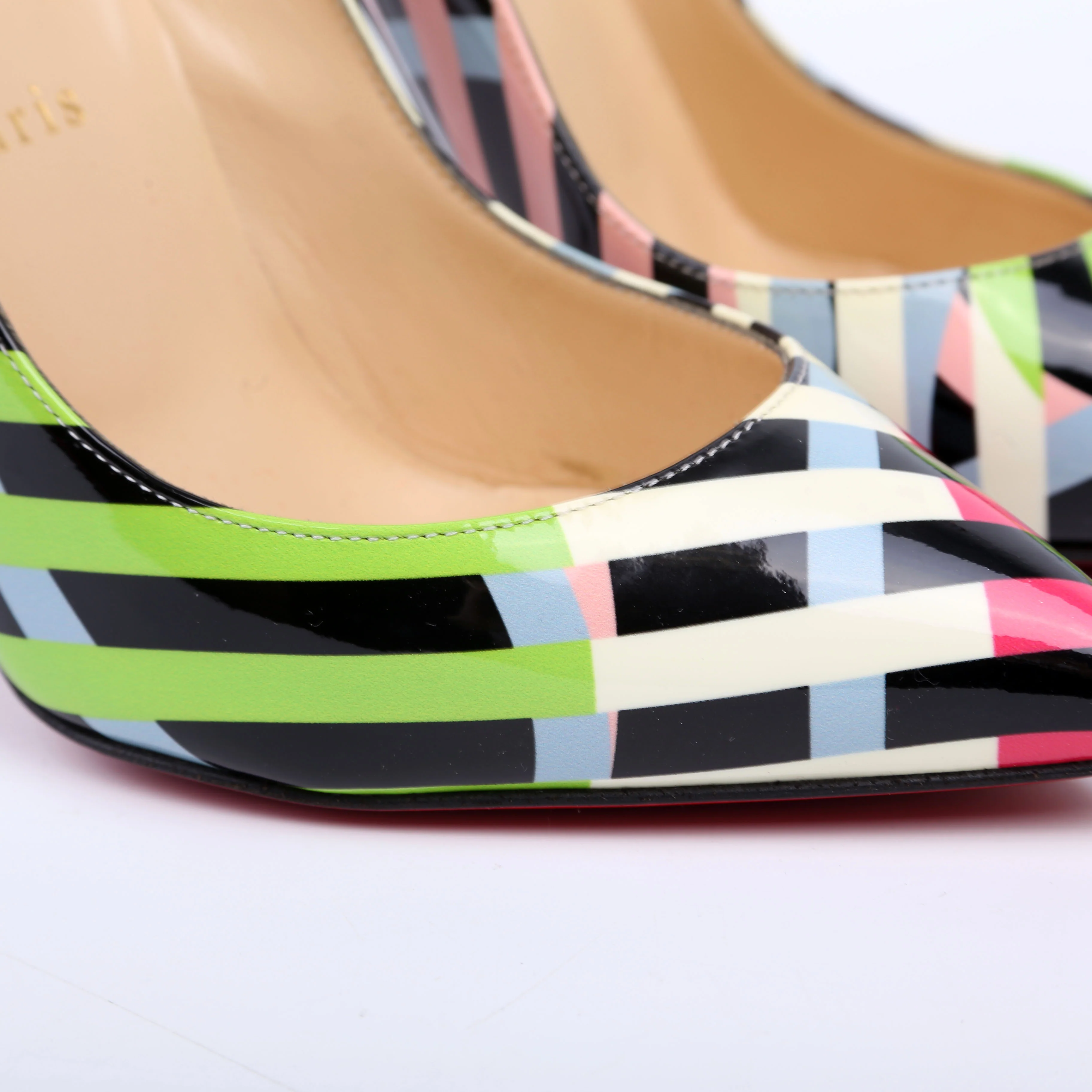 Pigalle Follies 100 Patent Pumps Size 37 Multicolor - Image 12