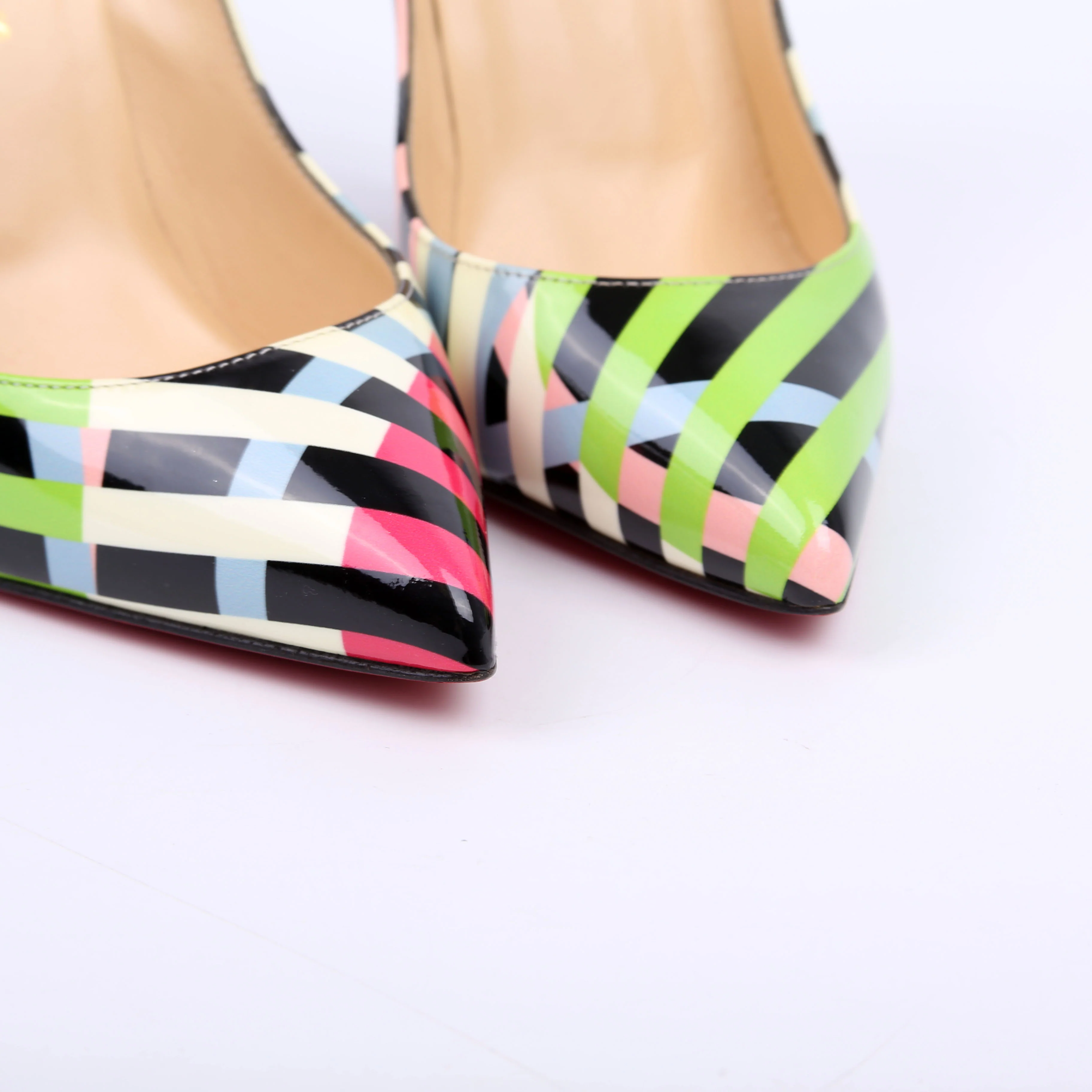 Pigalle Follies 100 Patent Pumps Size 37 Multicolor - Image 9