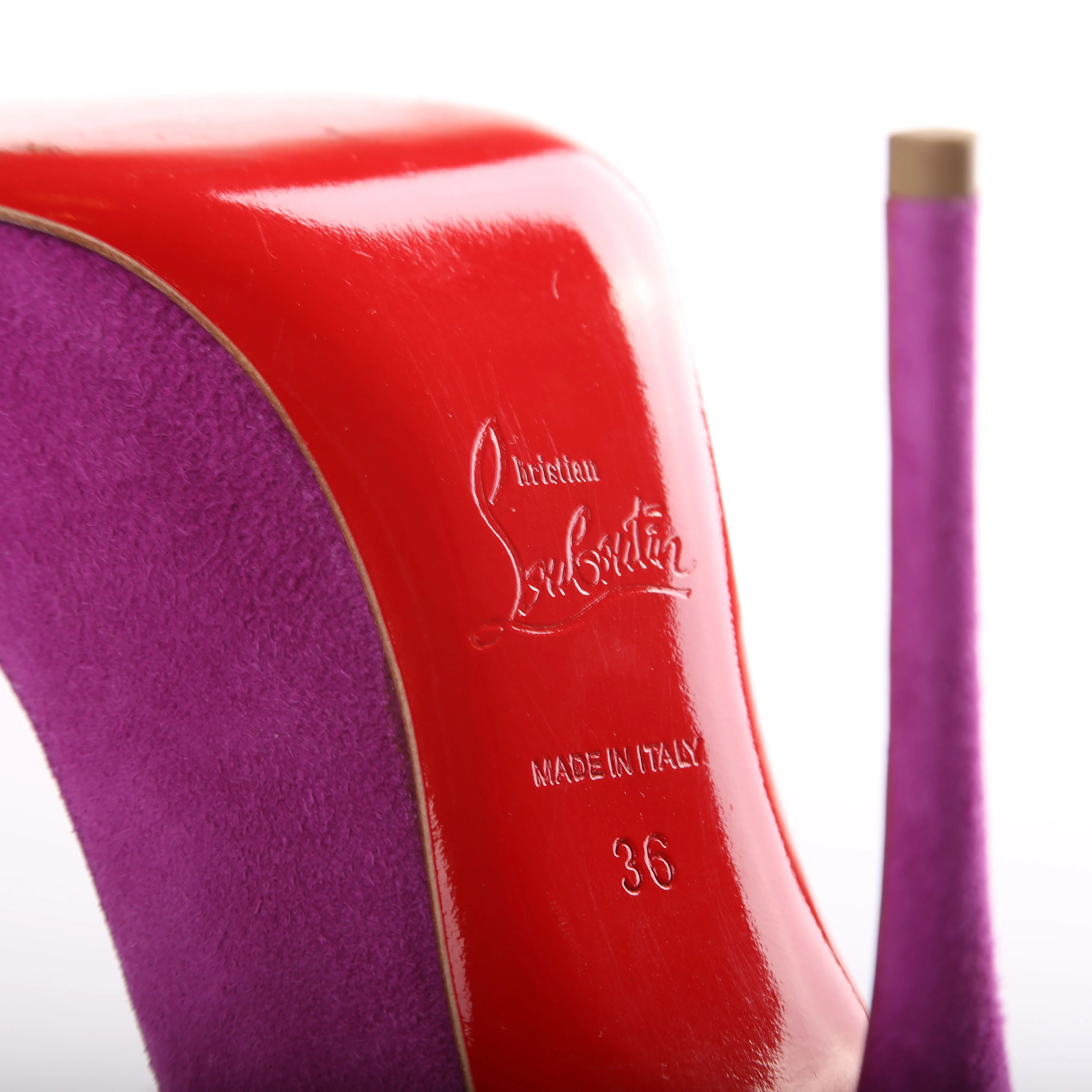 Pigalle Follies 100 Suede Pumps Size 36 - Image 7