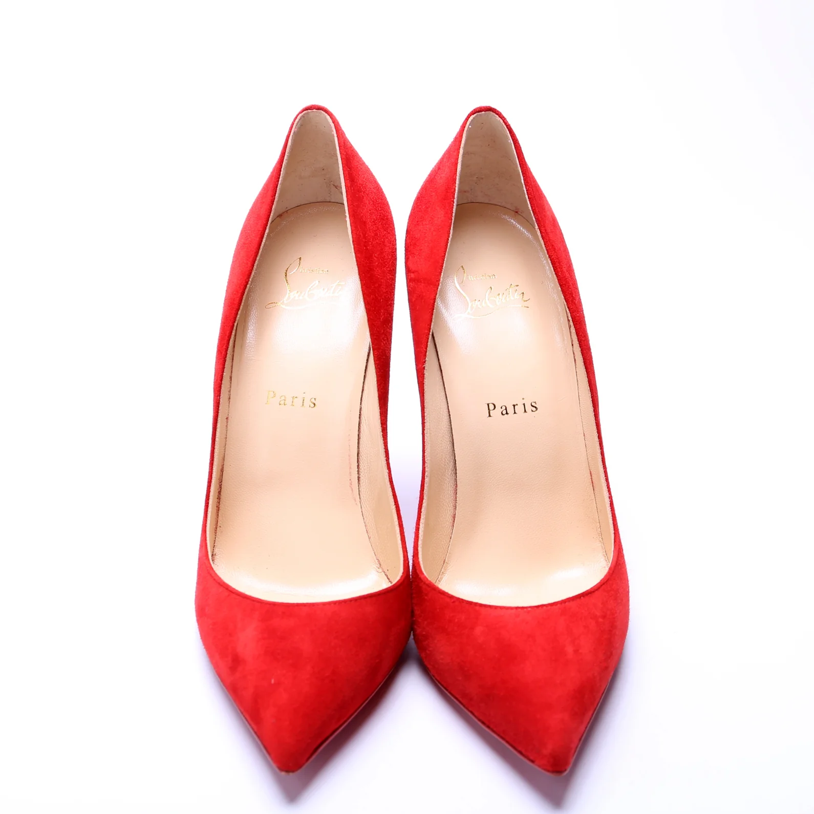 Pigalle Follies 100 Suede Pumps Size 39 Red - Image 2