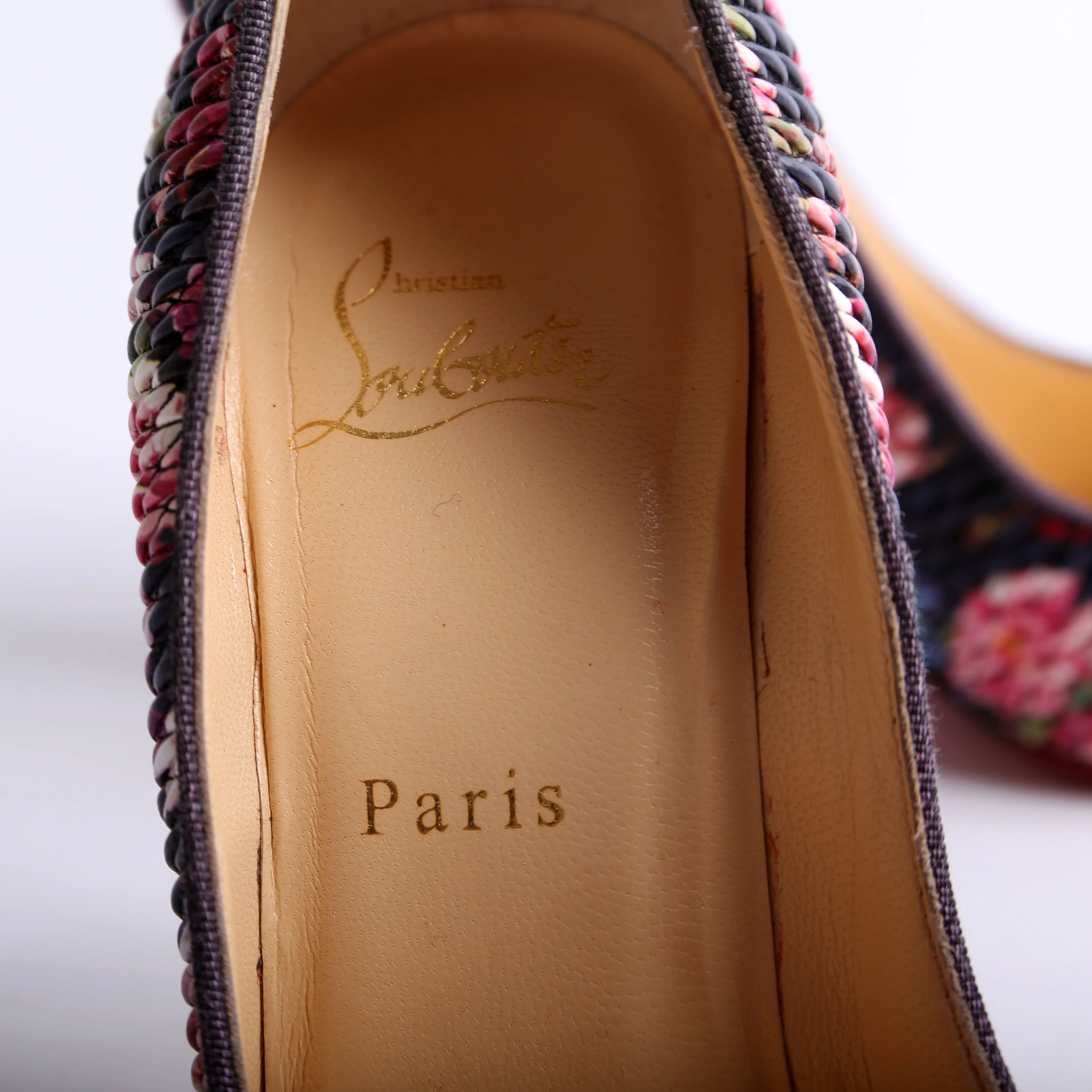 Pigalle Follies Floral Tissu 120 Pumps Size 38 - Image 6