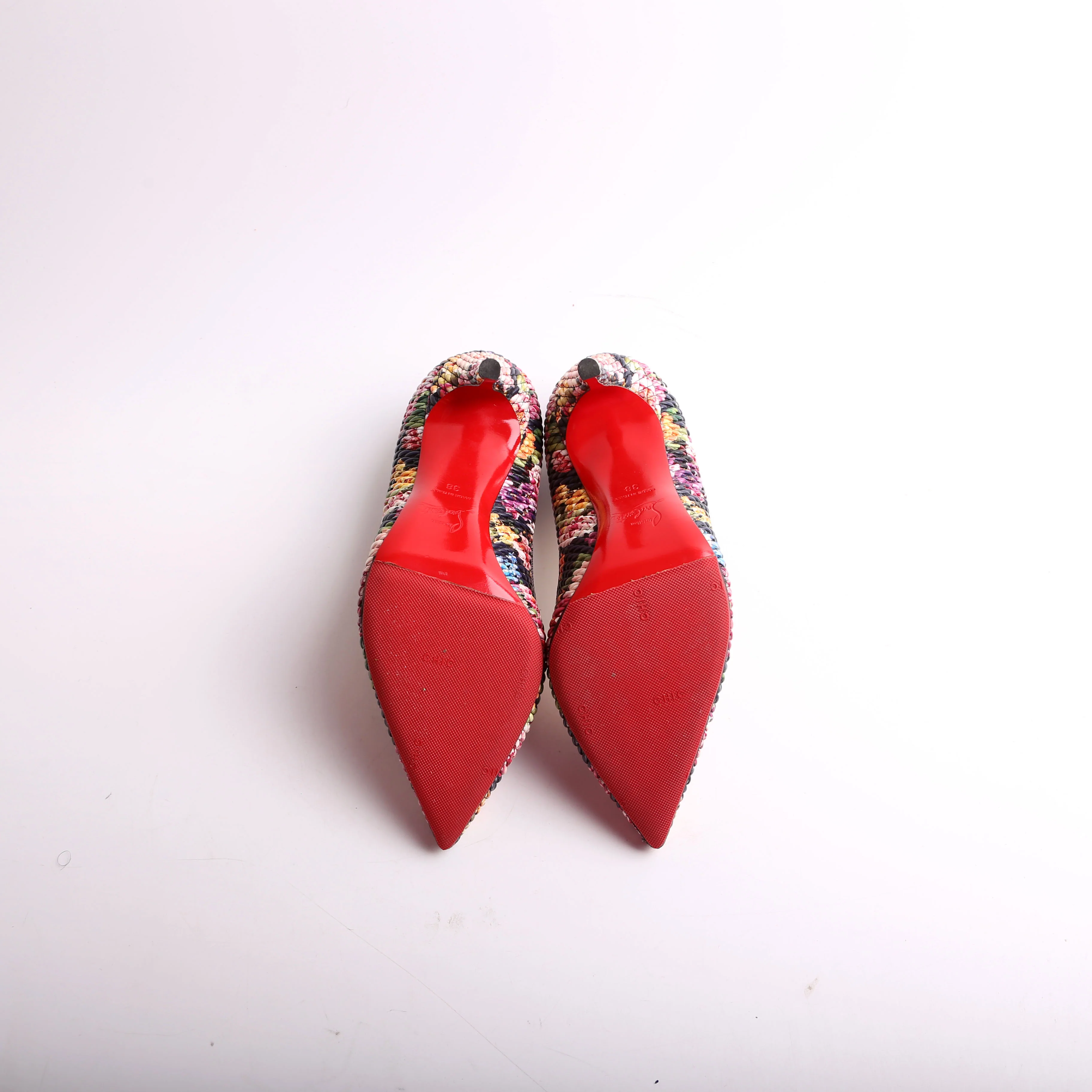 Pigalle Follies Floral Tissu 120 Pumps Size 38 - Image 8