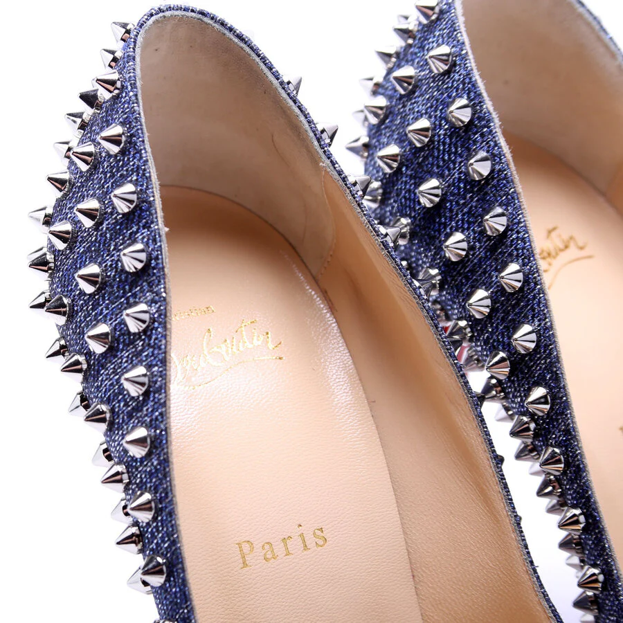 Pigalle Follies Spike 100MM Size 40 Blue - Image 7