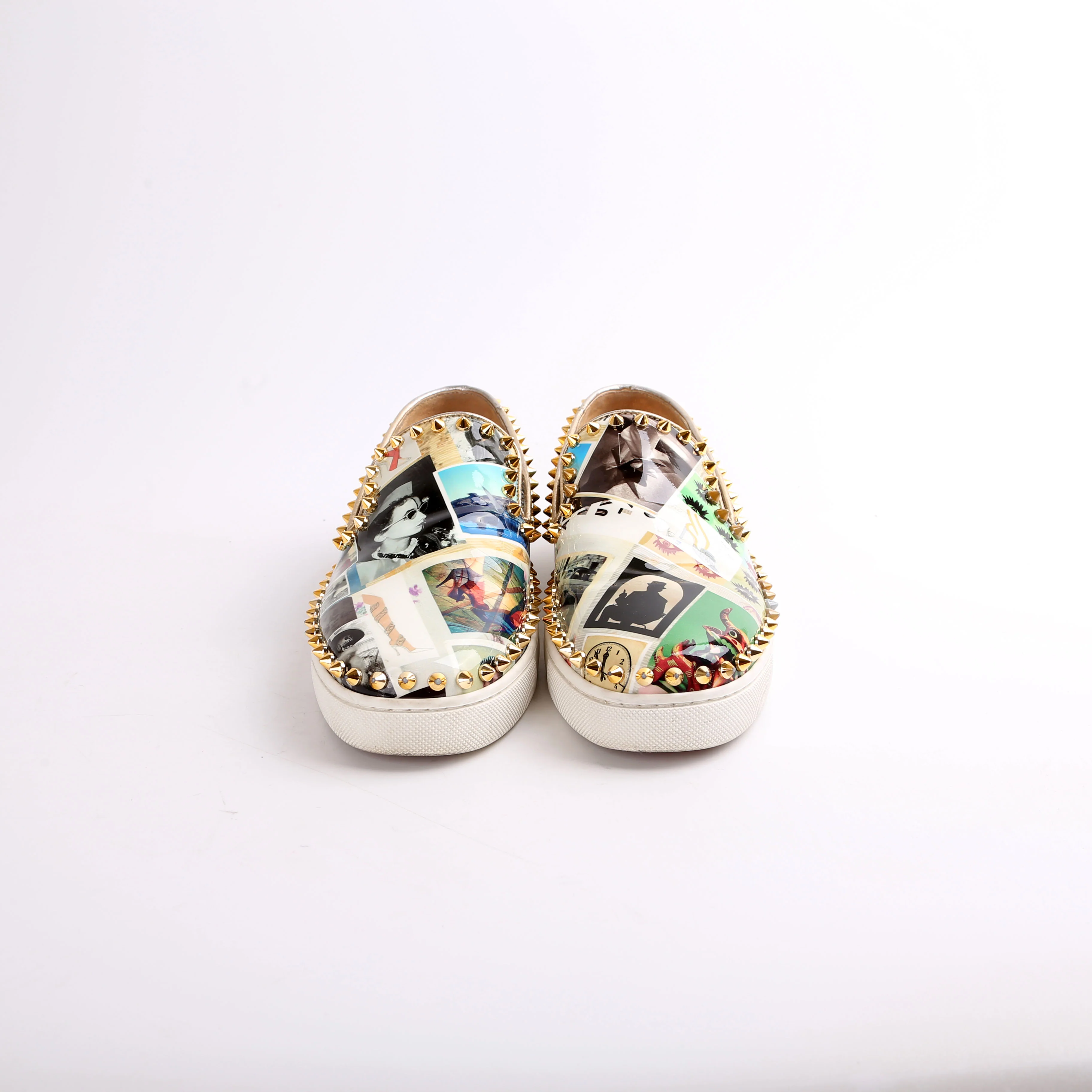 Pik Boat Patent Collage Flats Size 37.5 - Image 2