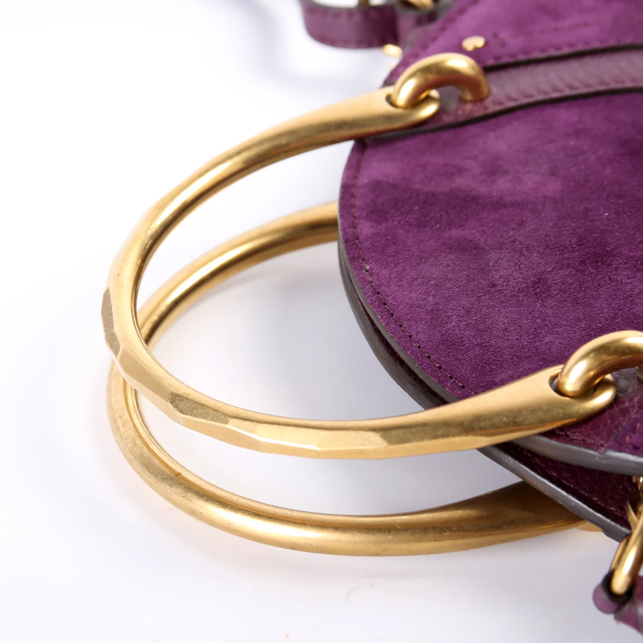 Pixie Bag Small Suede/Calfskin Purple - Image 10