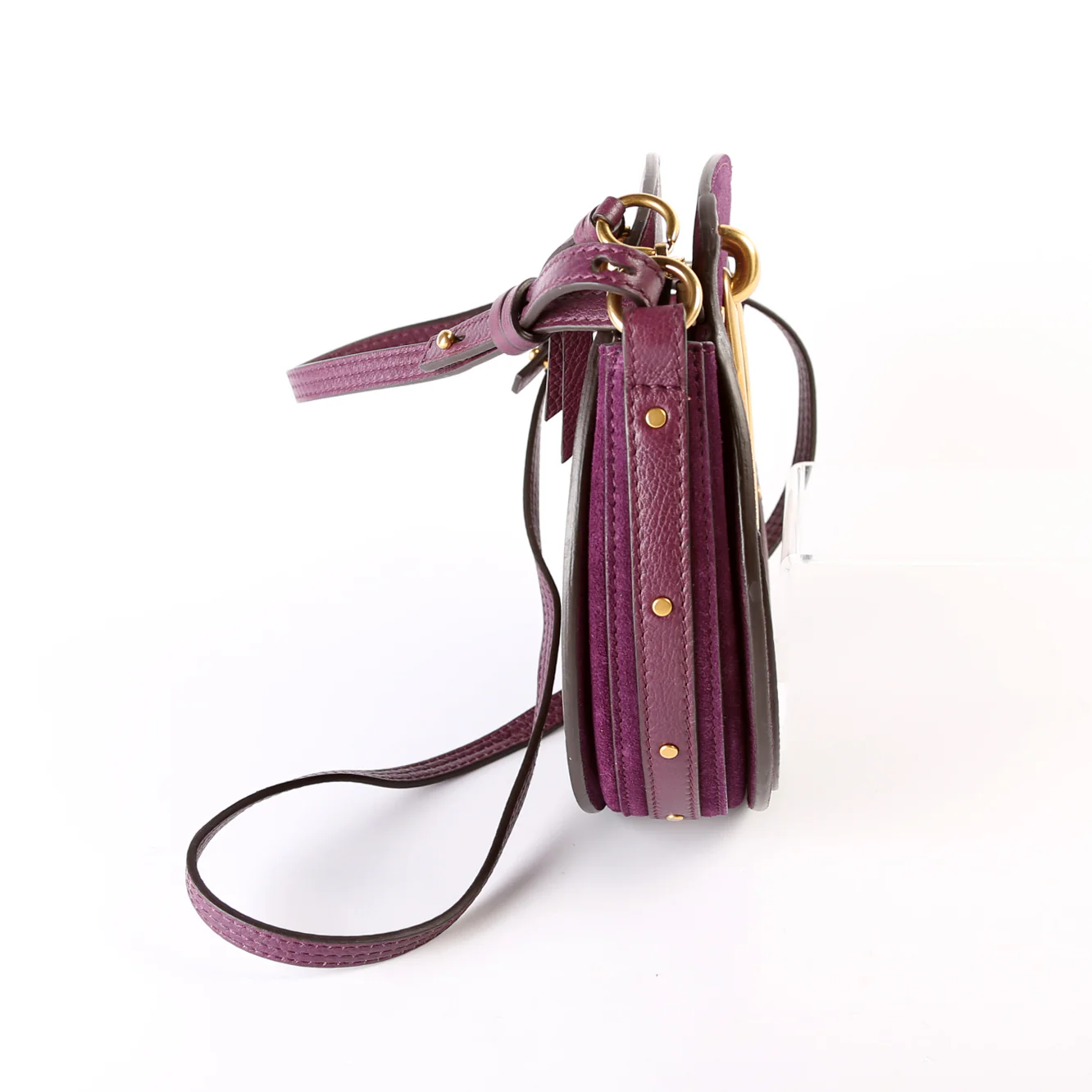 Pixie Bag Small Suede/Calfskin Purple - Image 3