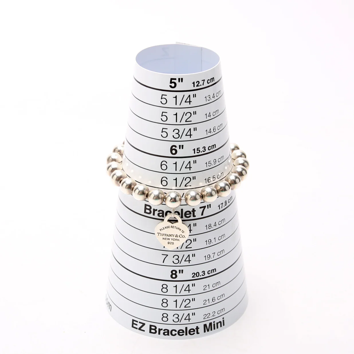 Please Return 8MM Beaded Bracelet 925 - Image 4