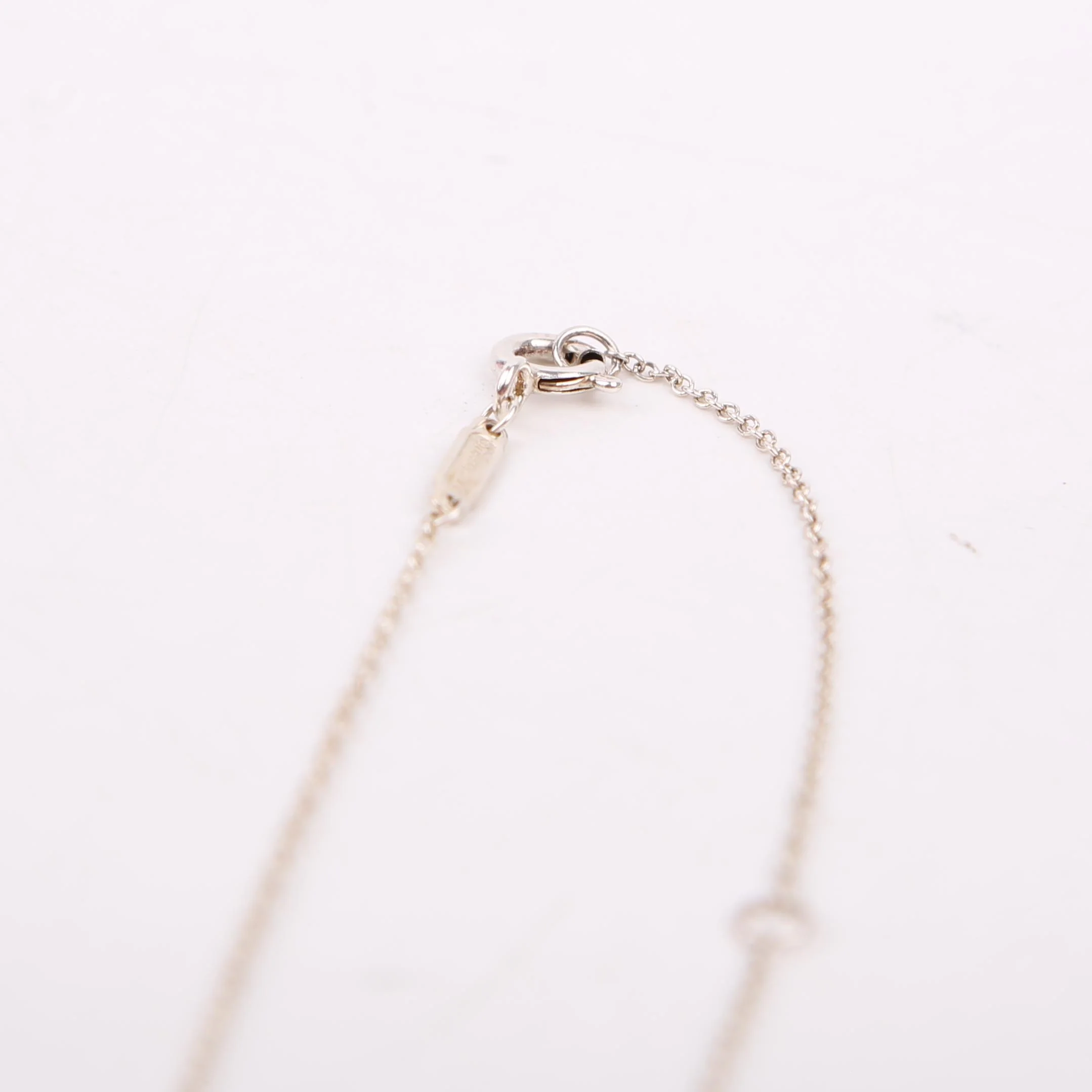 Please Return Double Heart Enamel Necklace 925 - Image 3