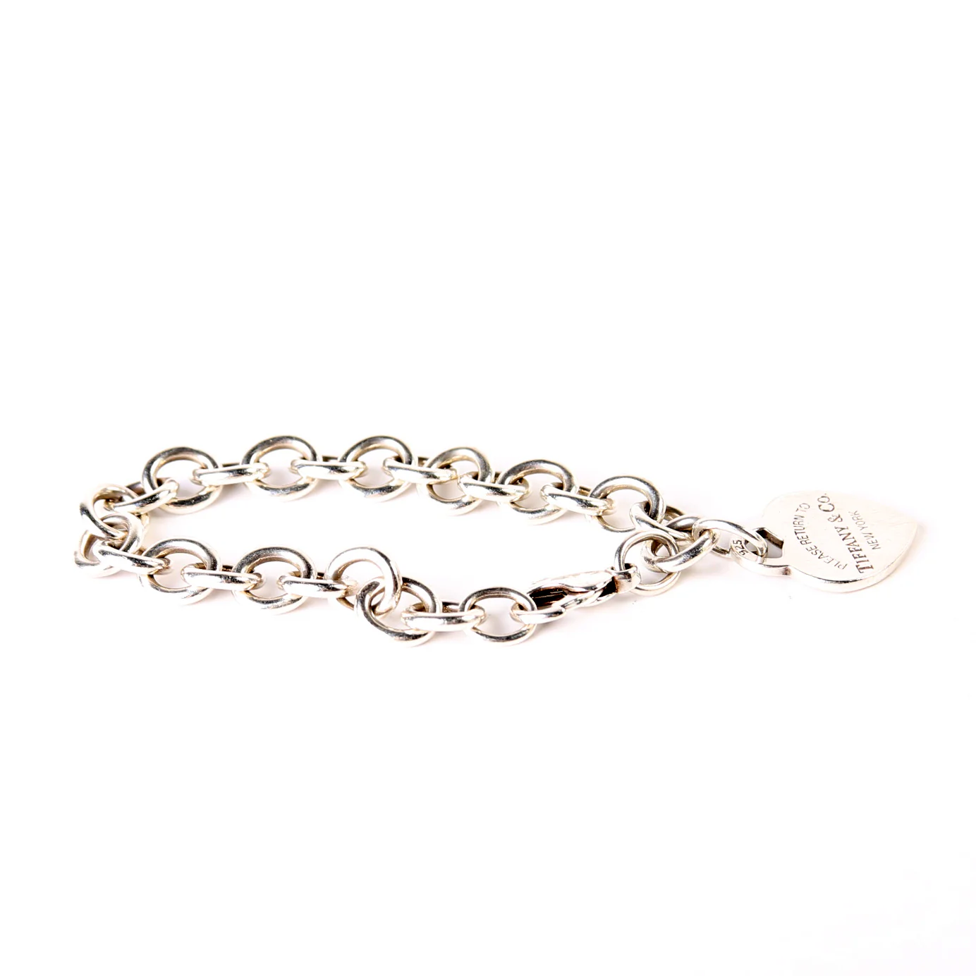 Please Return To Heart Chain Bracelet 925 - Image 3