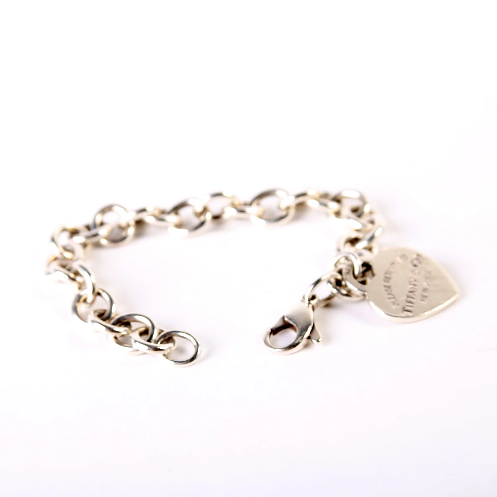 Please Return To Heart Chain Bracelet 925 - Image 4