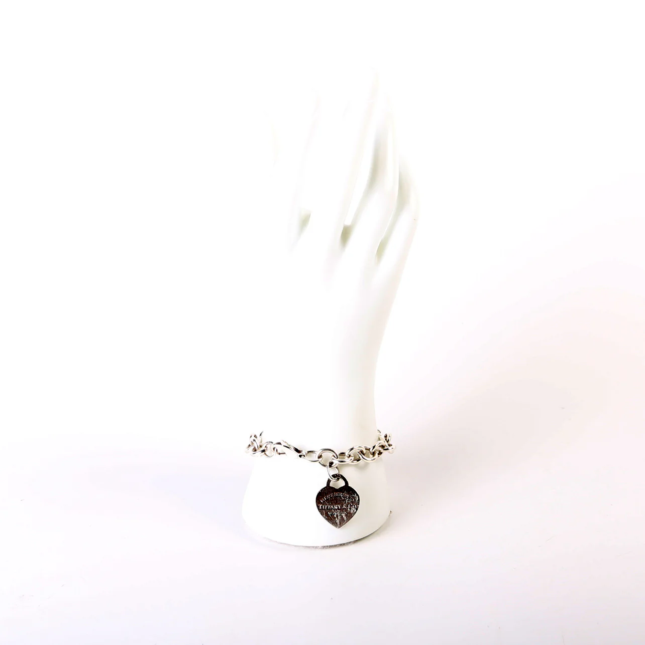 Please Return To Heart Chain Bracelet 925 - Image 5