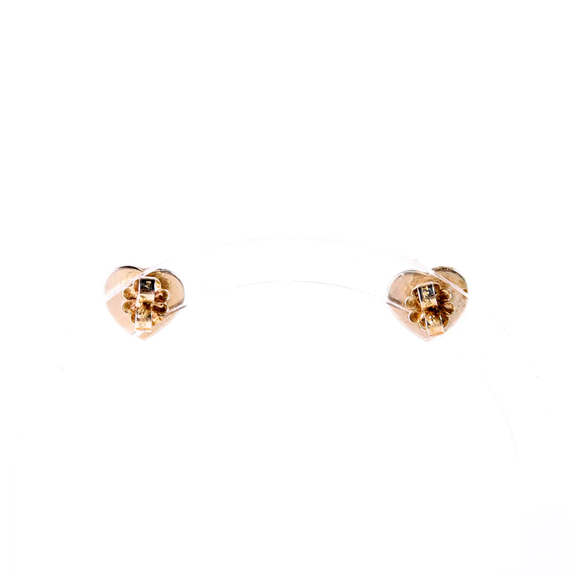 Please Return To Mini Heart Studs 925 Earrings - Image 2