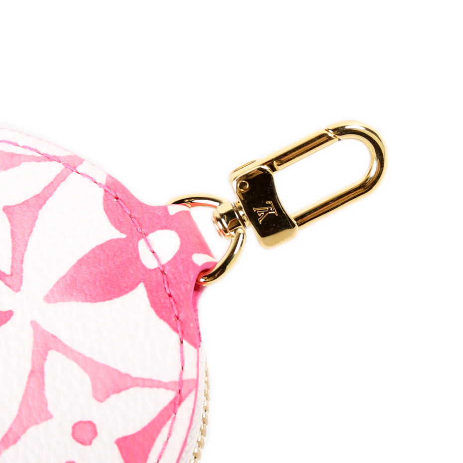 Pochette Accessoire Round Coin Watercolor Monogram - Image 3