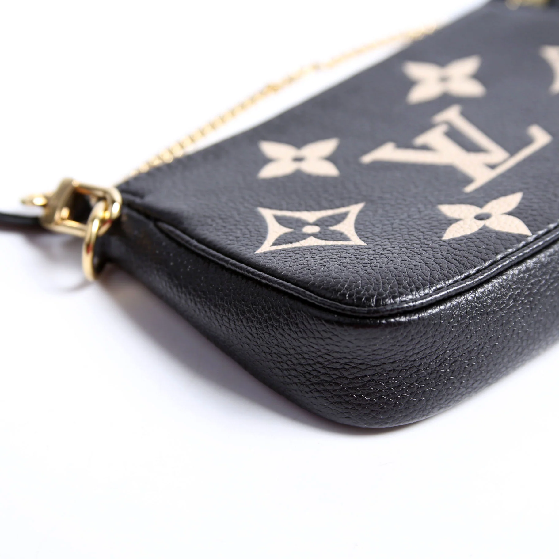 Pochette Accessories Mini Bicolor Empreinte Black/Beige - Image 4