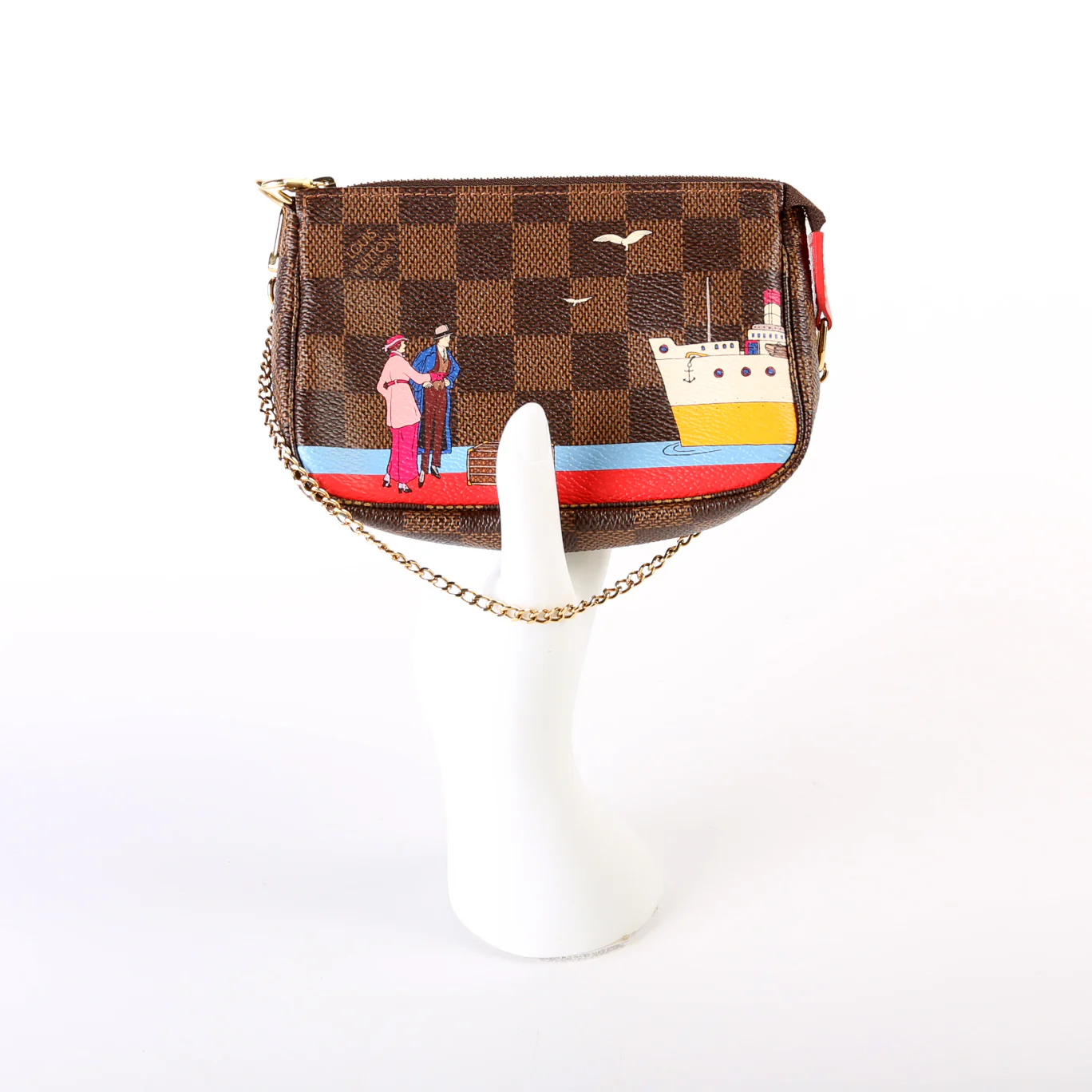 Pochette Accessories Mini Damier Ebene T&B - Image 12