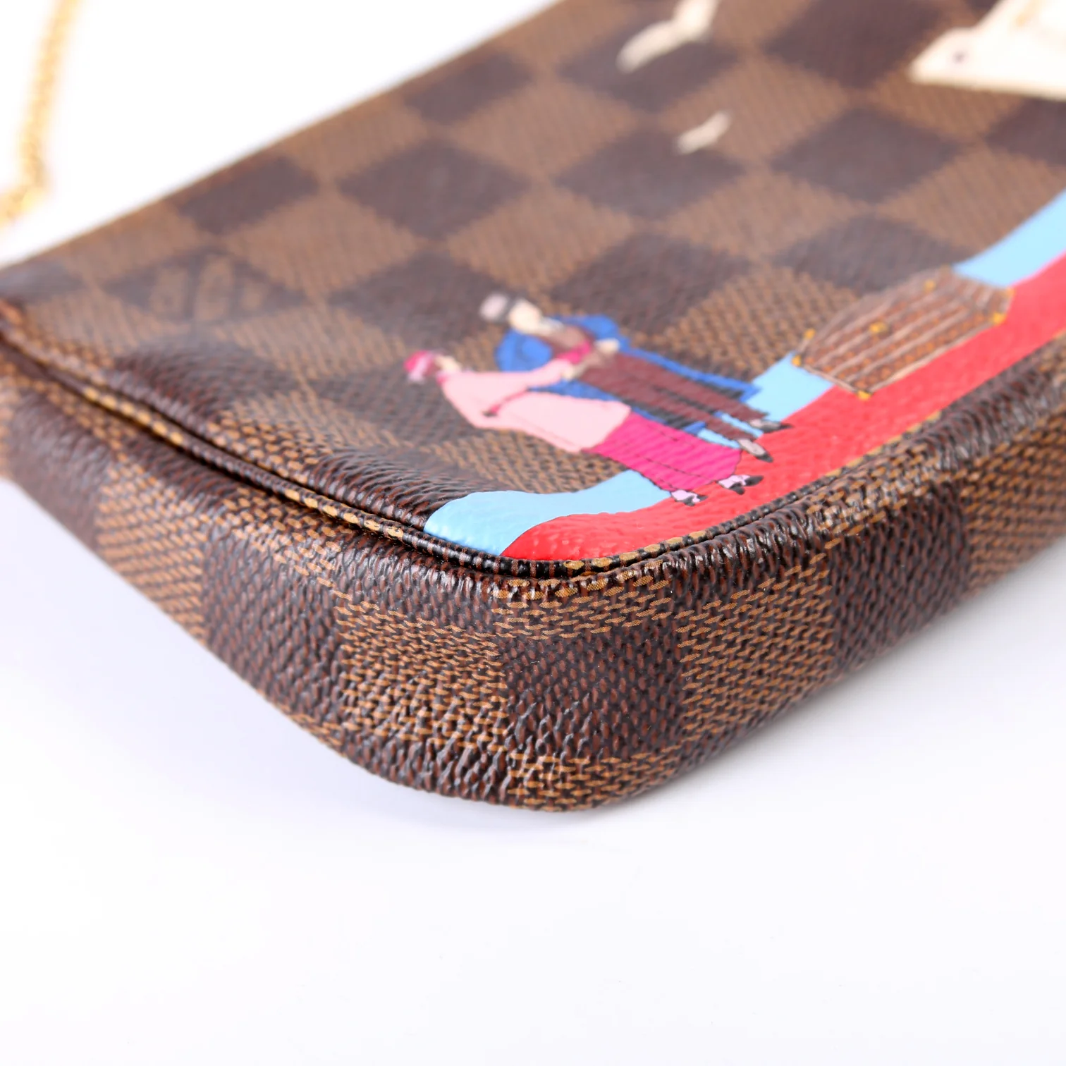Pochette Accessories Mini Damier Ebene T&B - Image 6