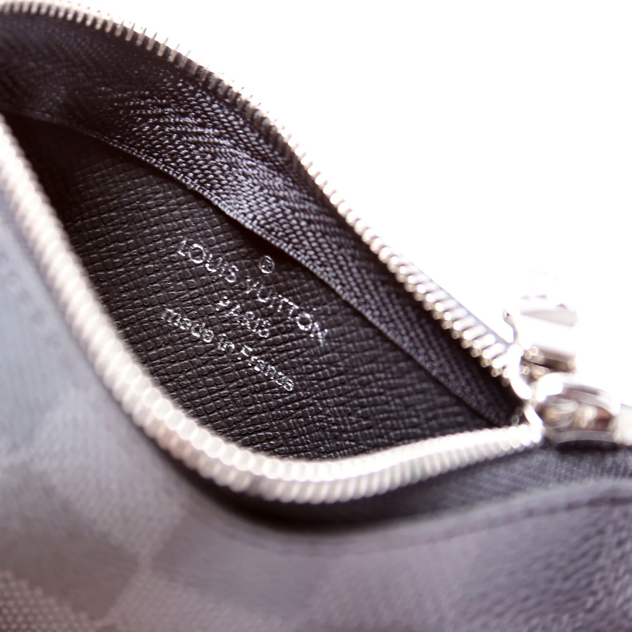 Pochette Cles Damier Graphite - Image 7