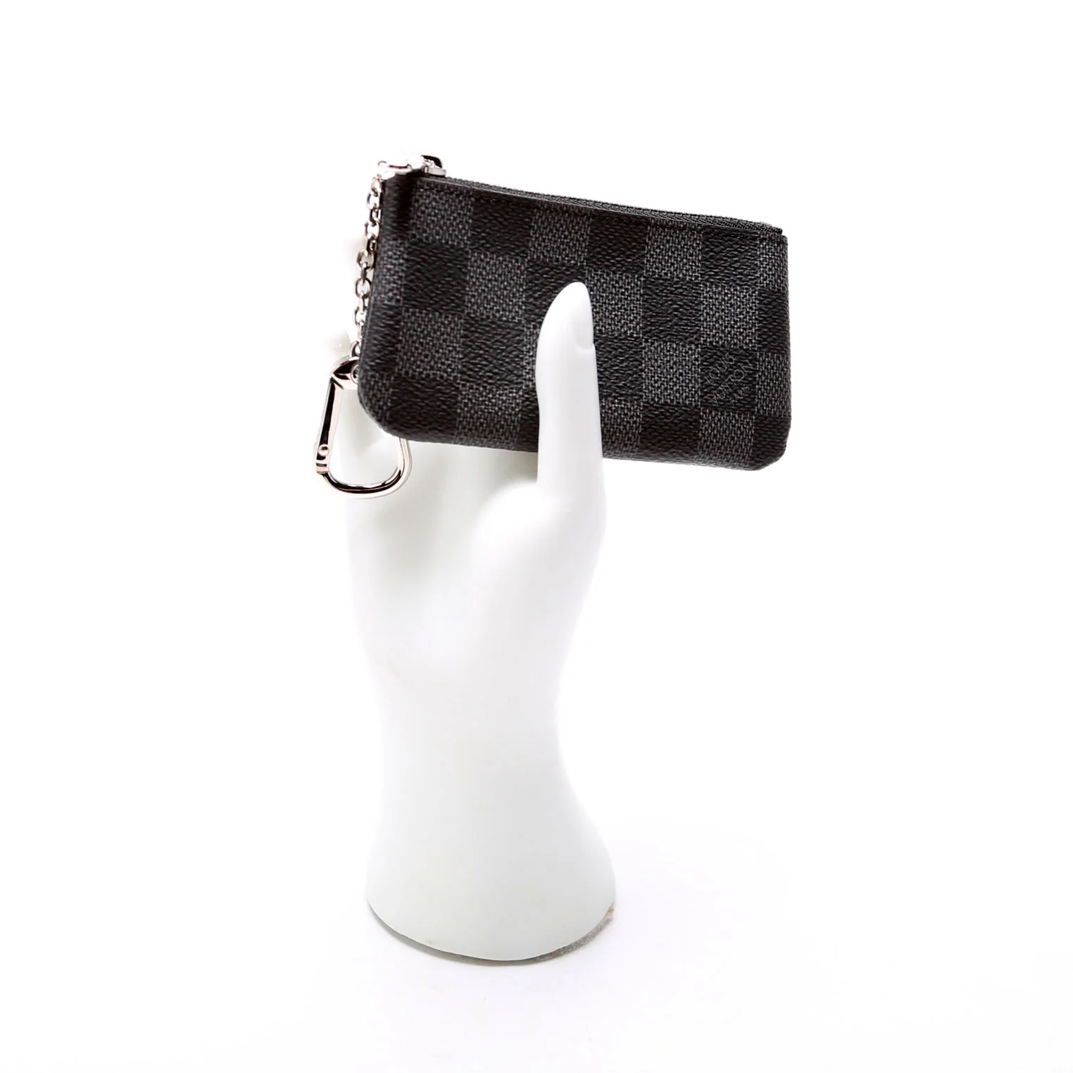 Pochette Cles Damier Graphite - Image 9