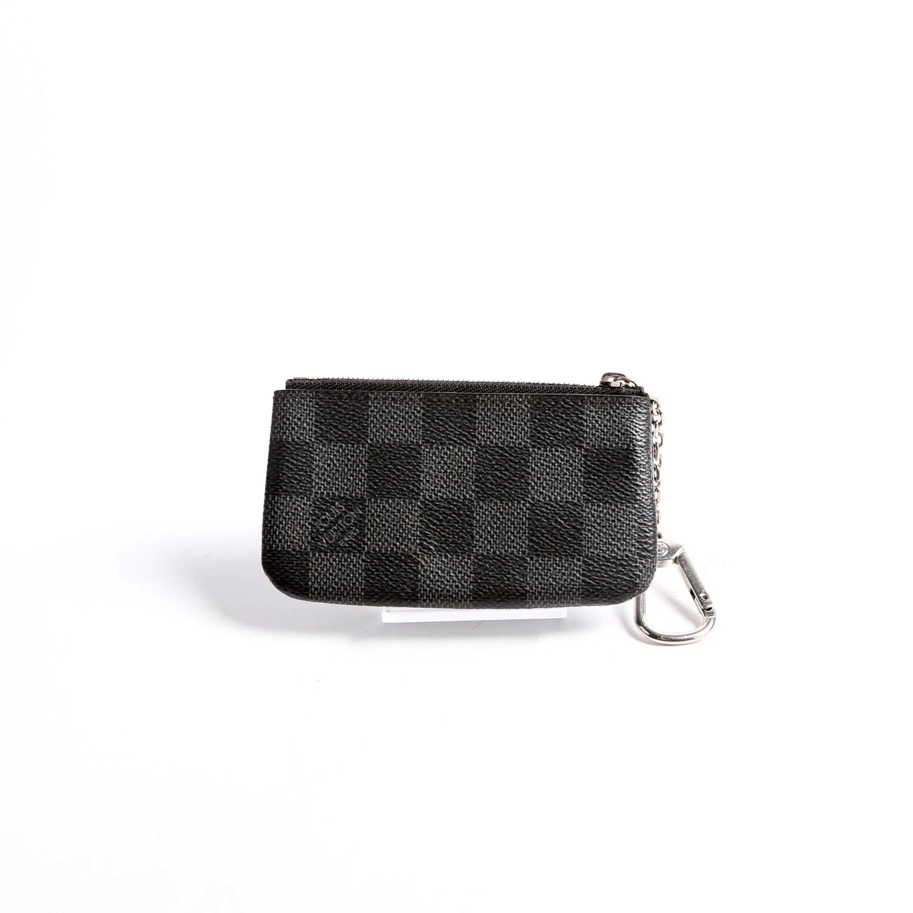Pochette Cles Damier Graphite - Image 2