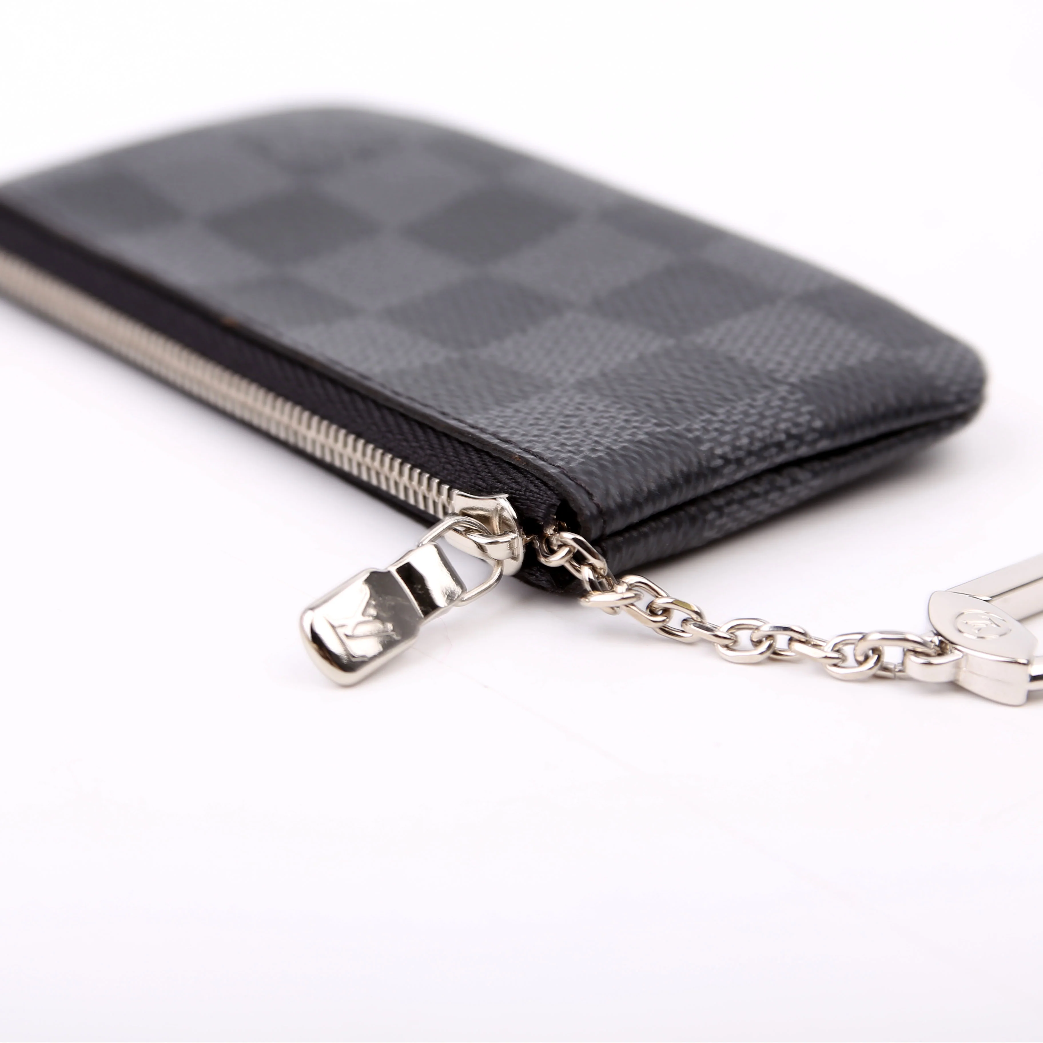 Pochette Cles Damier Graphite - Image 8