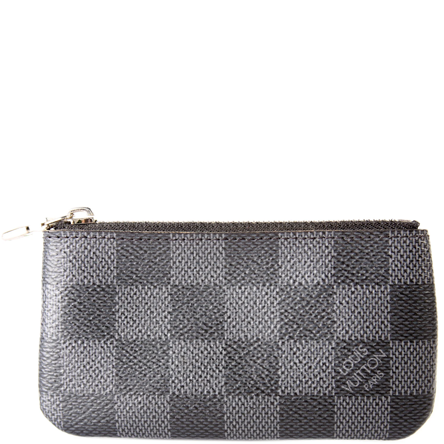 Pochette Cles Damier Graphite