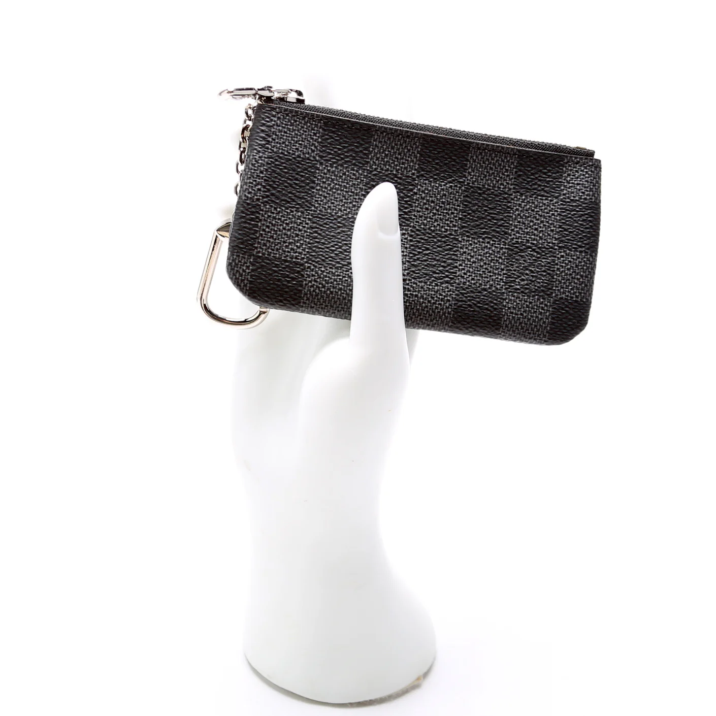 Pochette Cles Damier Graphite - Image 8
