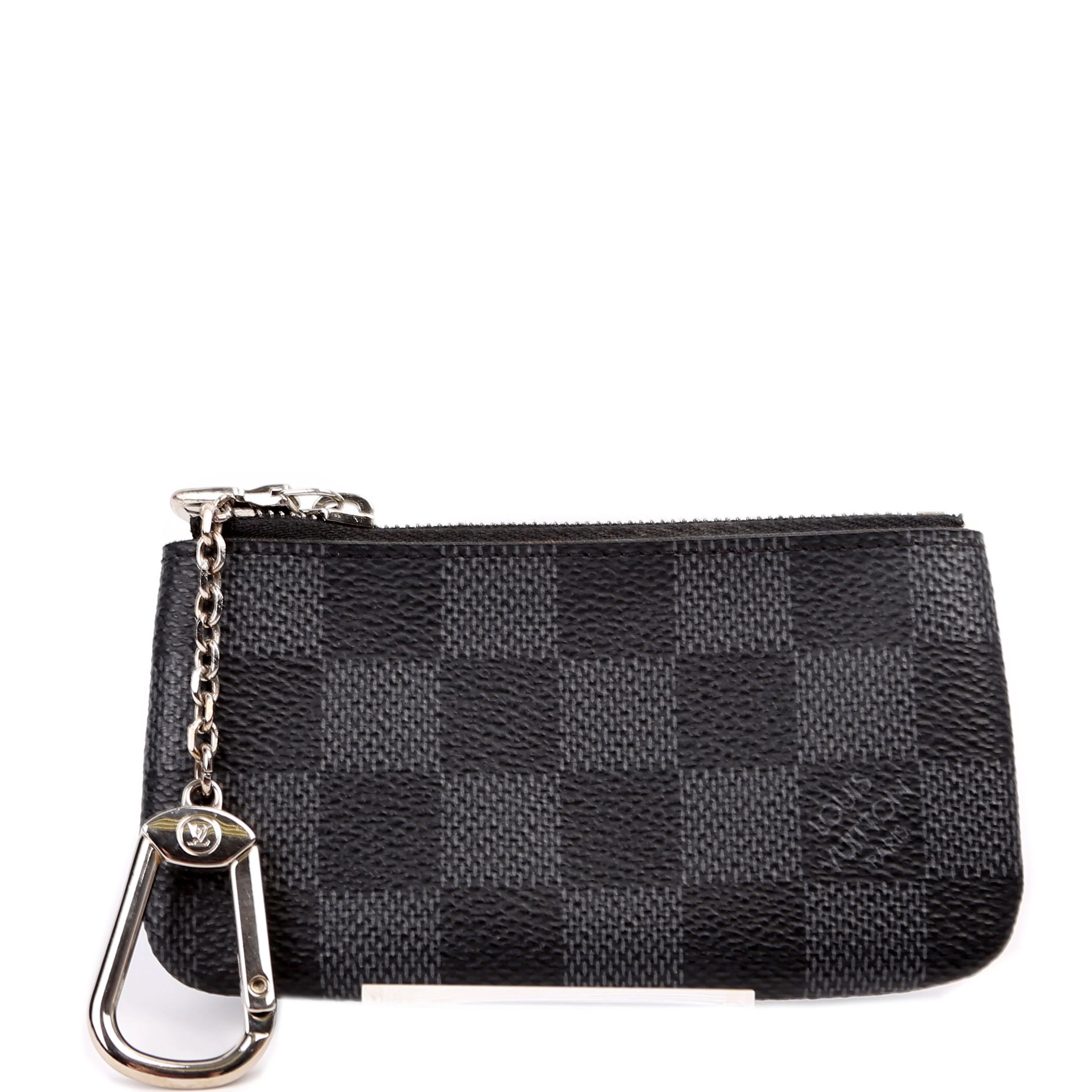 Pochette Cles Damier Graphite