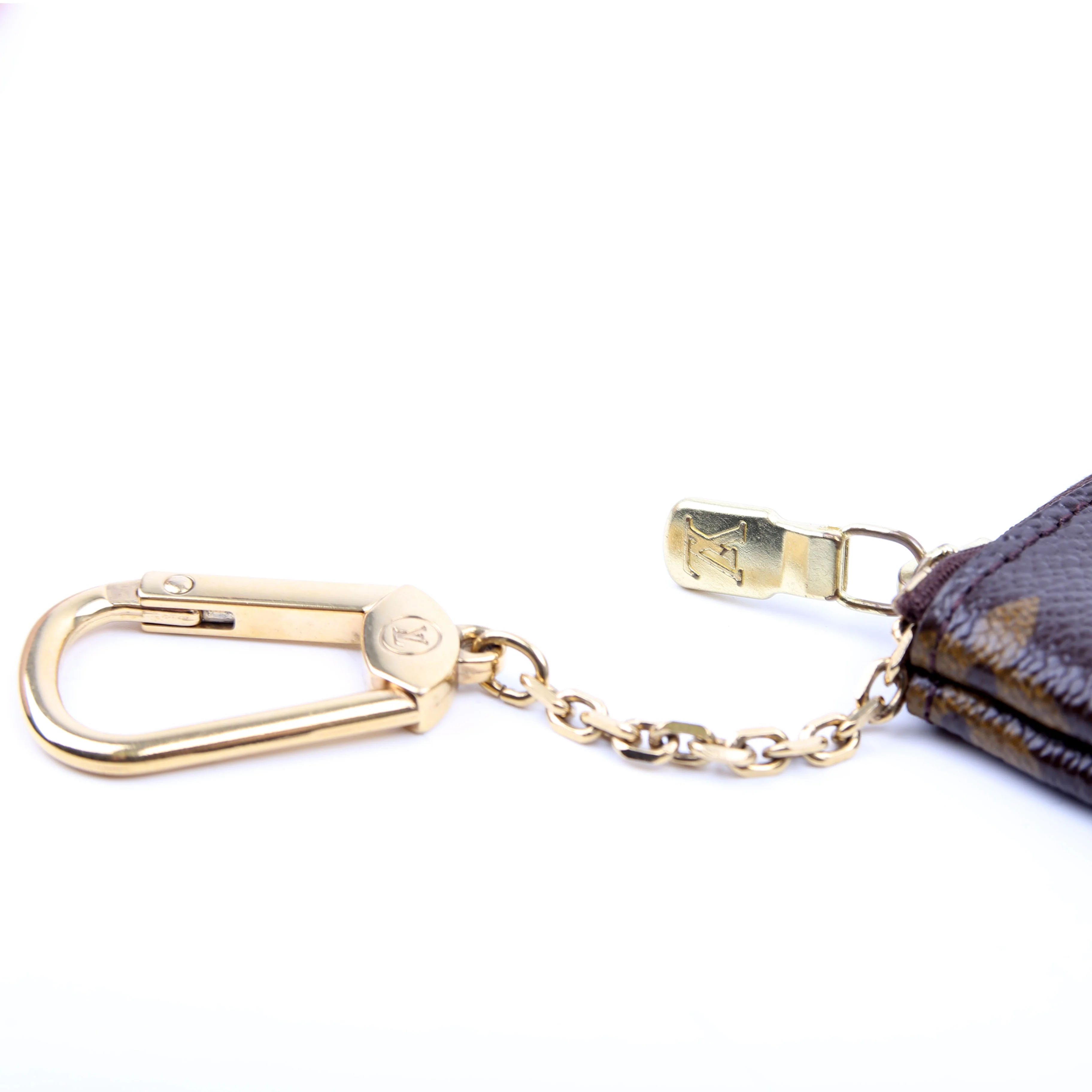 Pochette Cles Groom Bellhop Monogram Brown/Yellow/White - Image 6