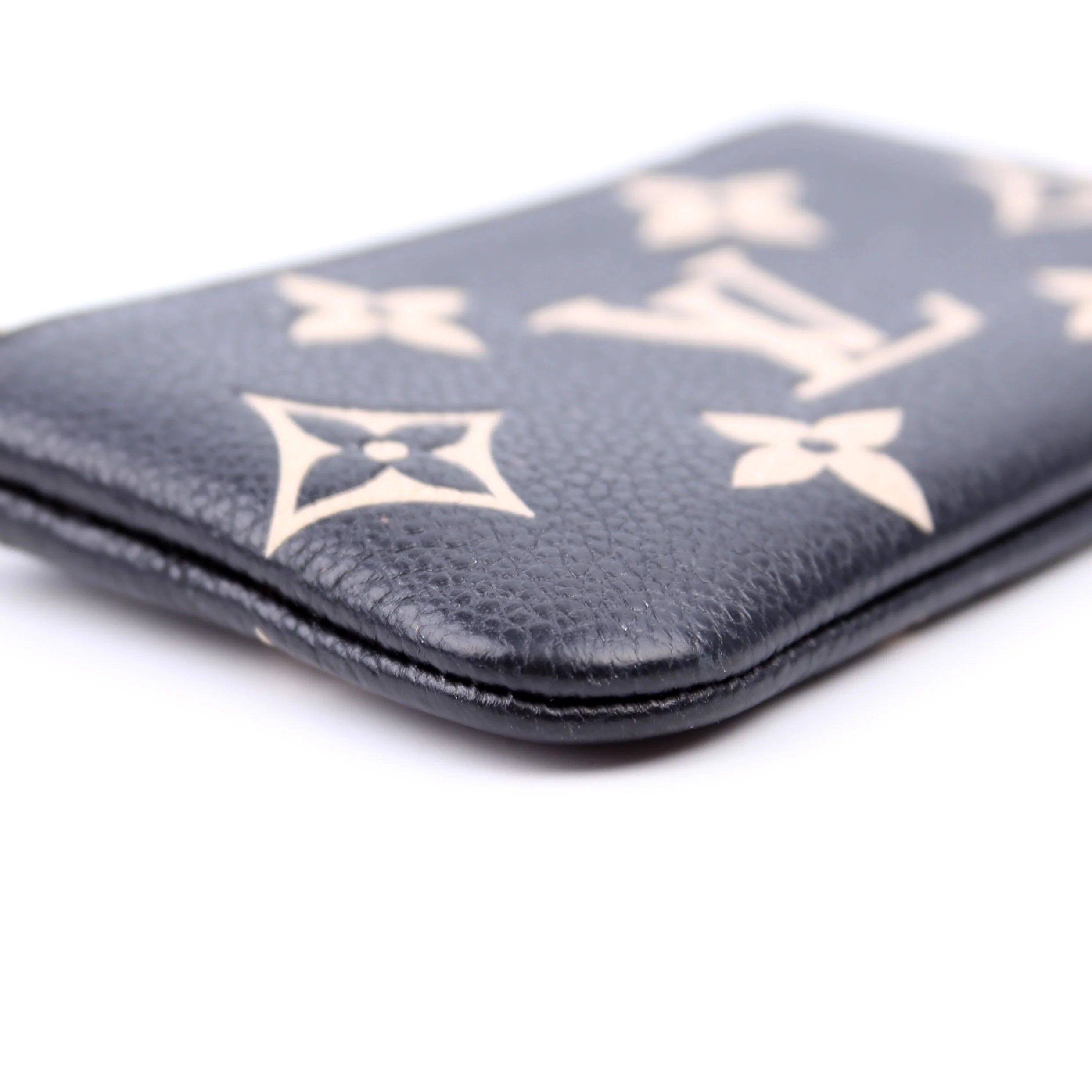 Pochette Cles New Model Bicolor Empreinte Black/Cream - Image 6