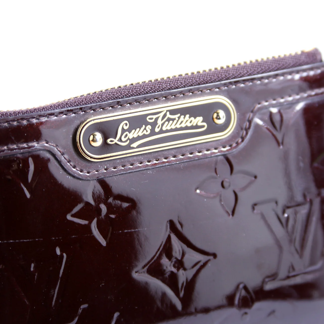 Pochette Cles Vernis Burgundy - Image 10