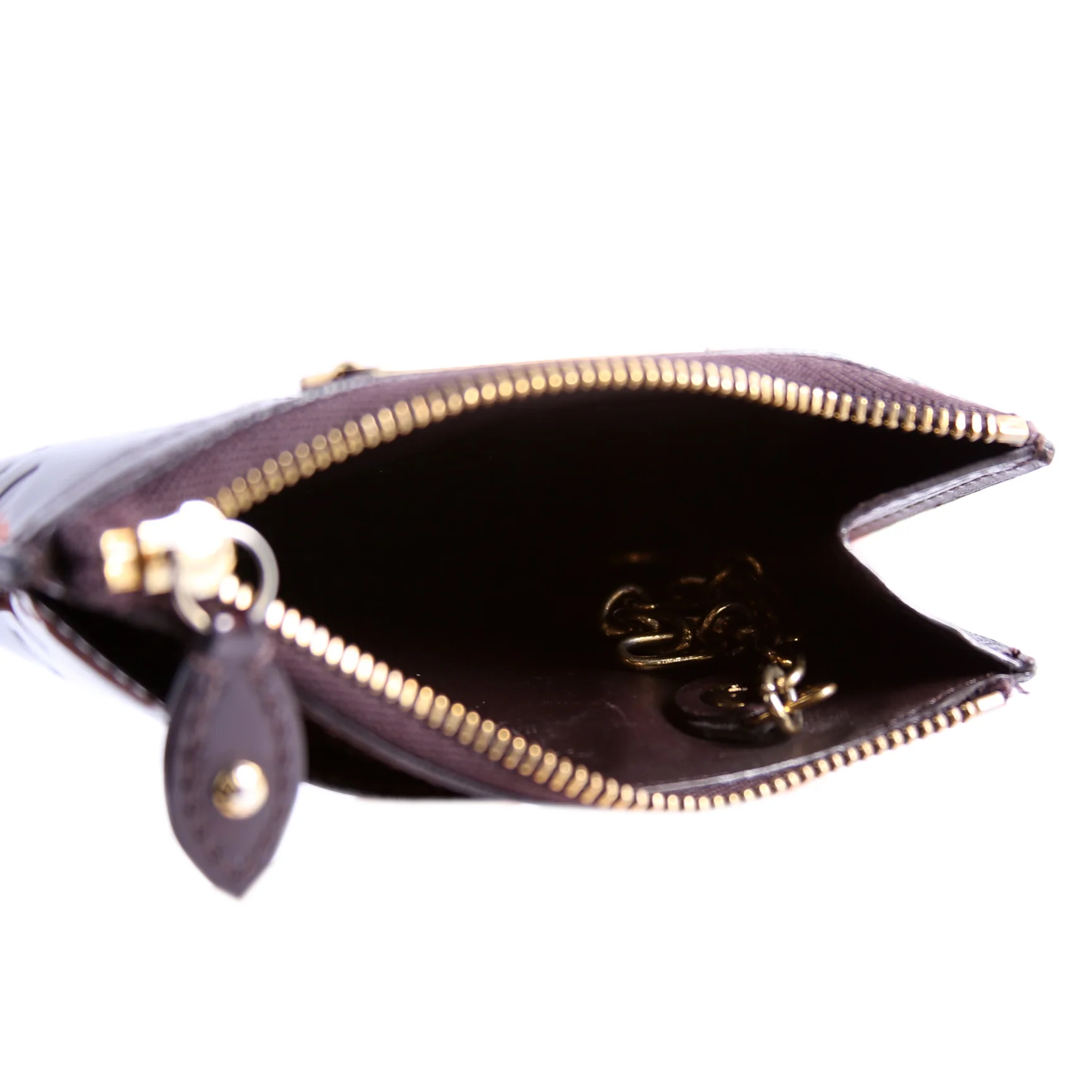 Pochette Cles Vernis Burgundy - Image 12