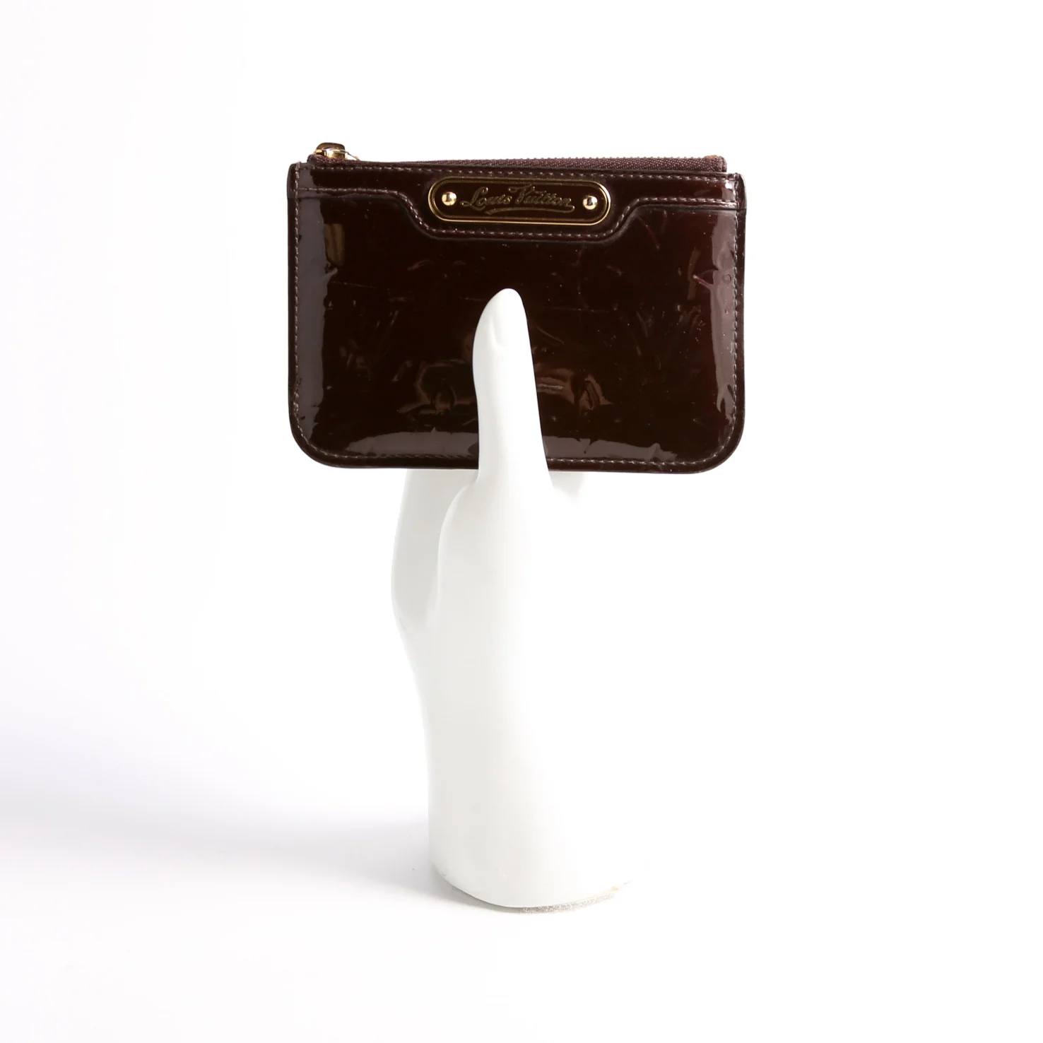 Pochette Cles Vernis Burgundy - Image 13