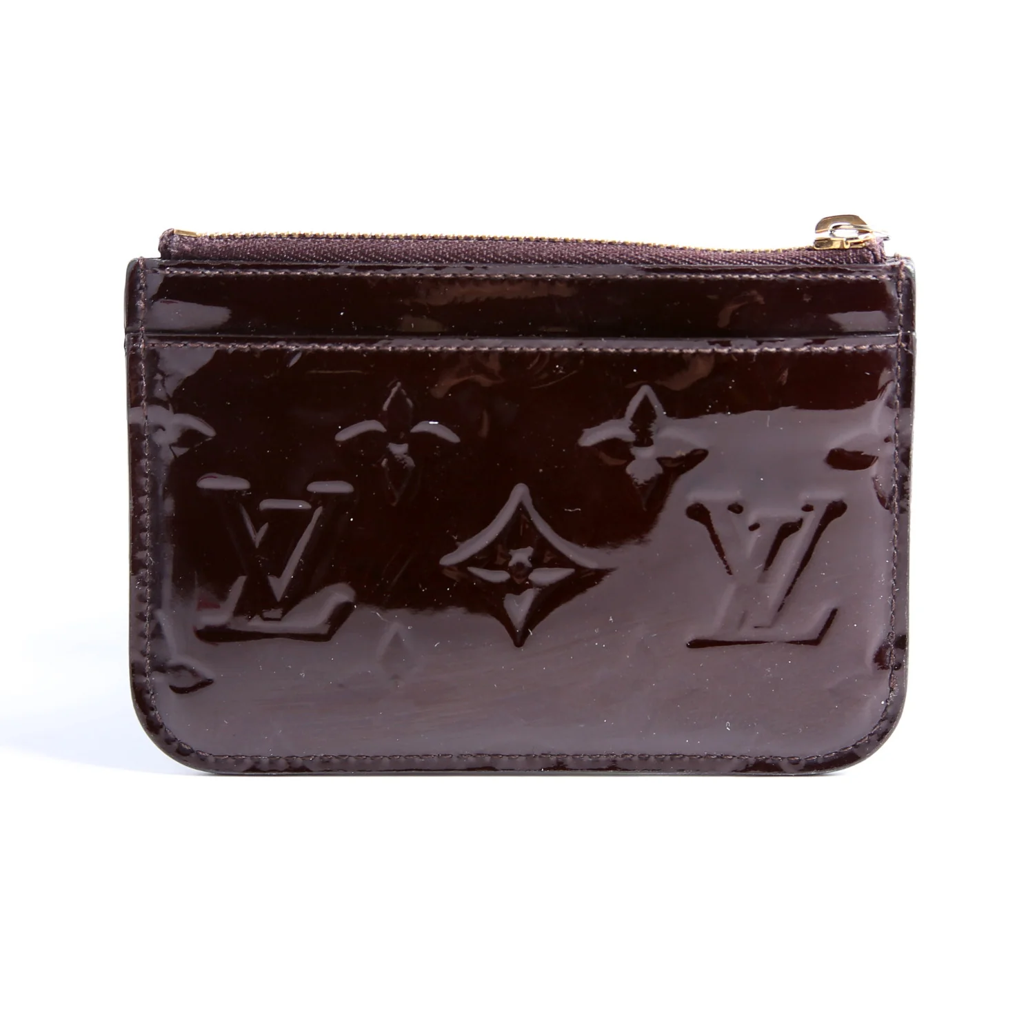Pochette Cles Vernis Burgundy - Image 2