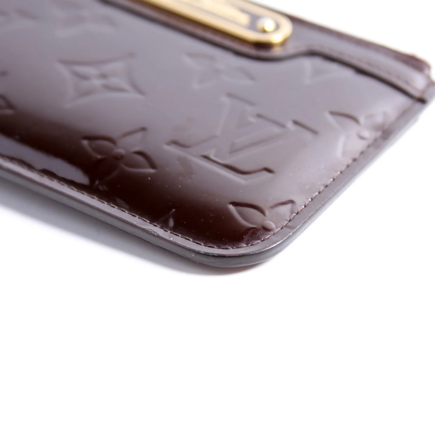 Pochette Cles Vernis Burgundy - Image 7