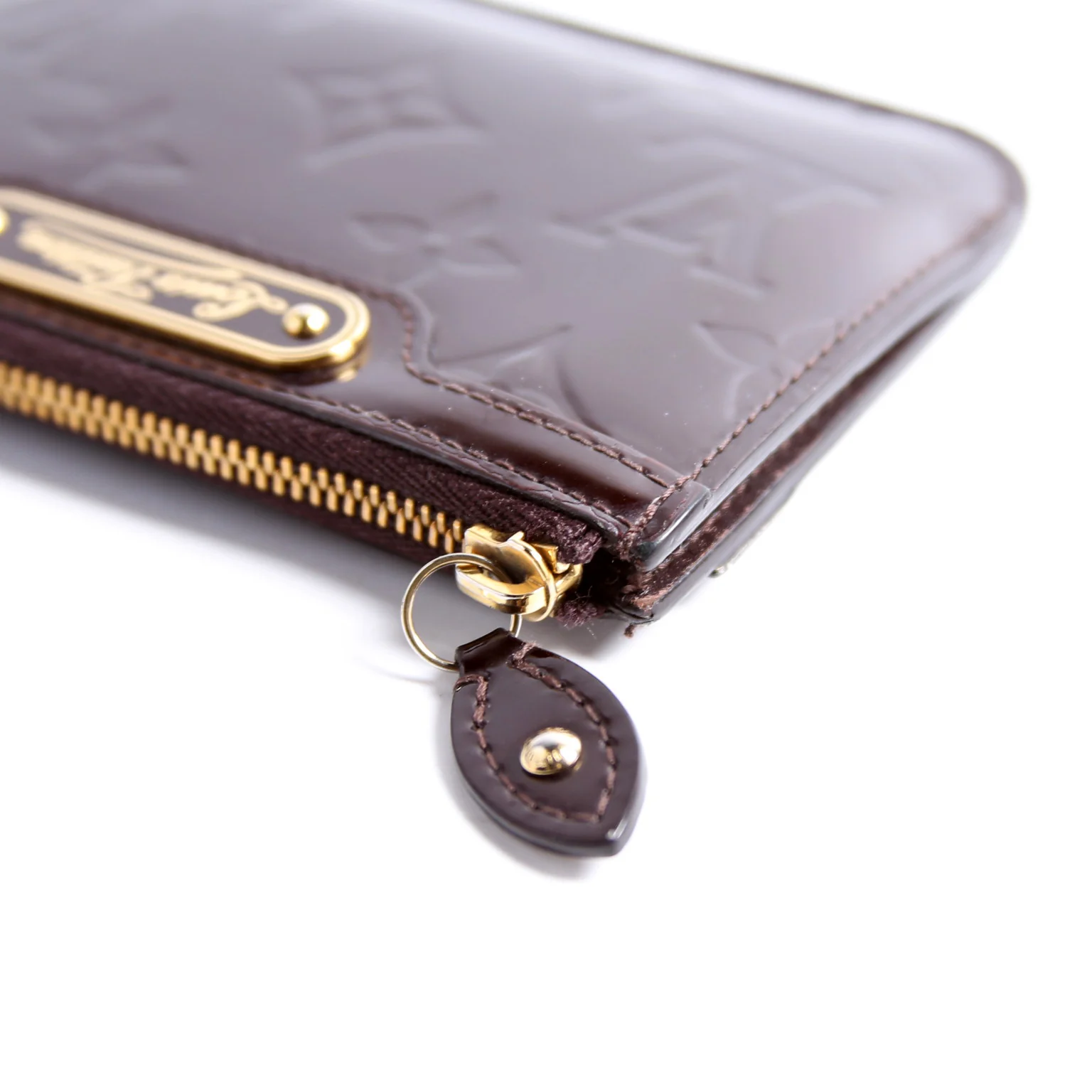 Pochette Cles Vernis Burgundy - Image 9