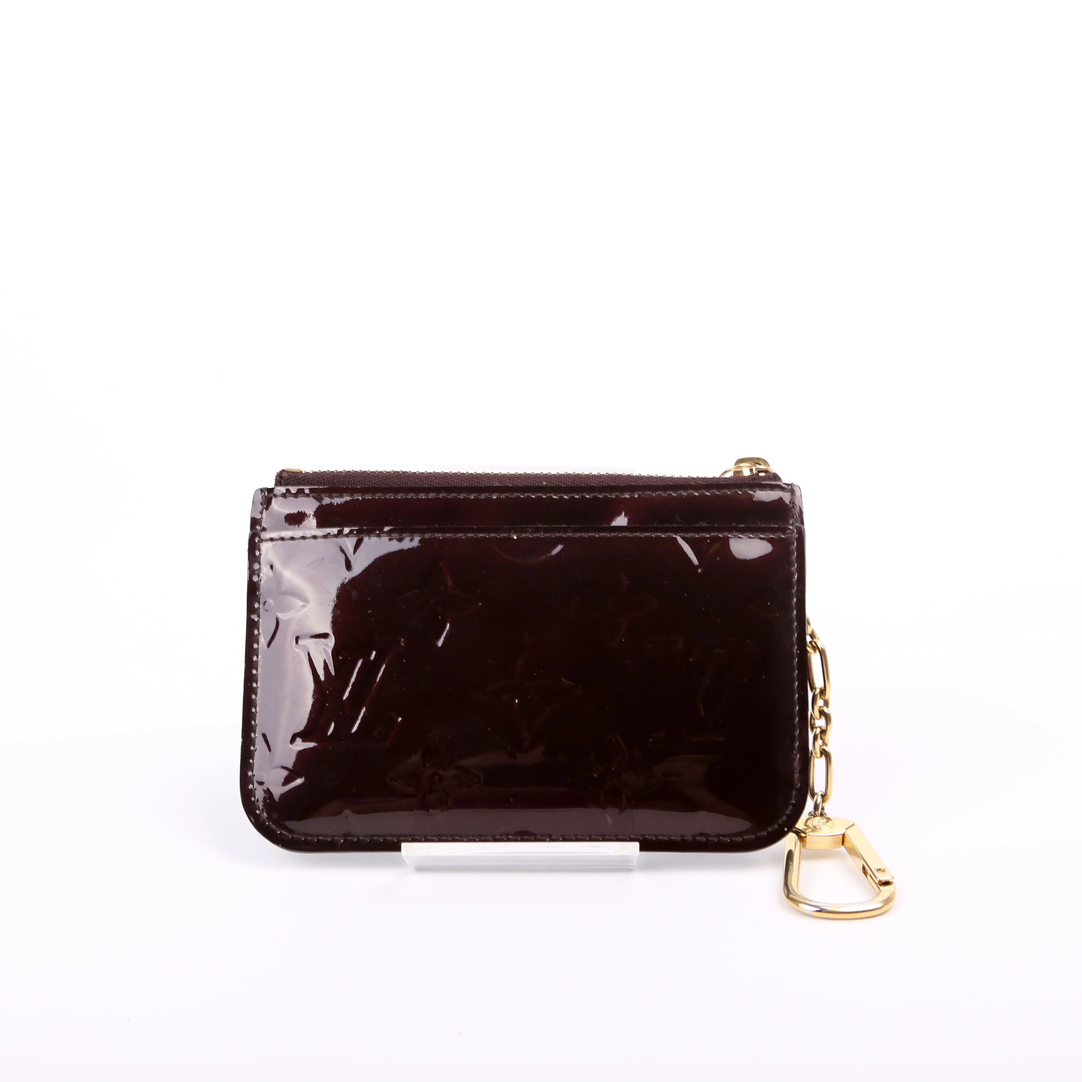 Pochette Cles Vernis Burgundy - Image 4
