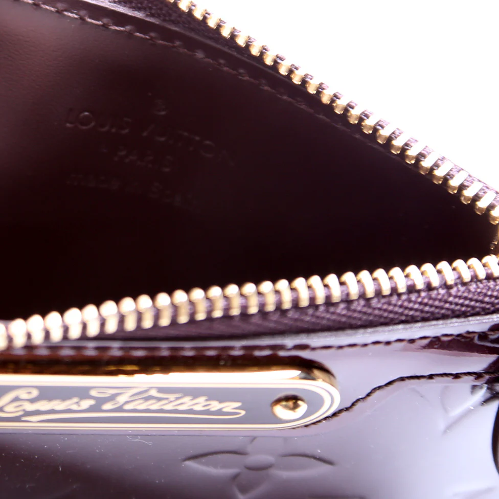 Pochette Cles Vernis Burgundy - Image 7