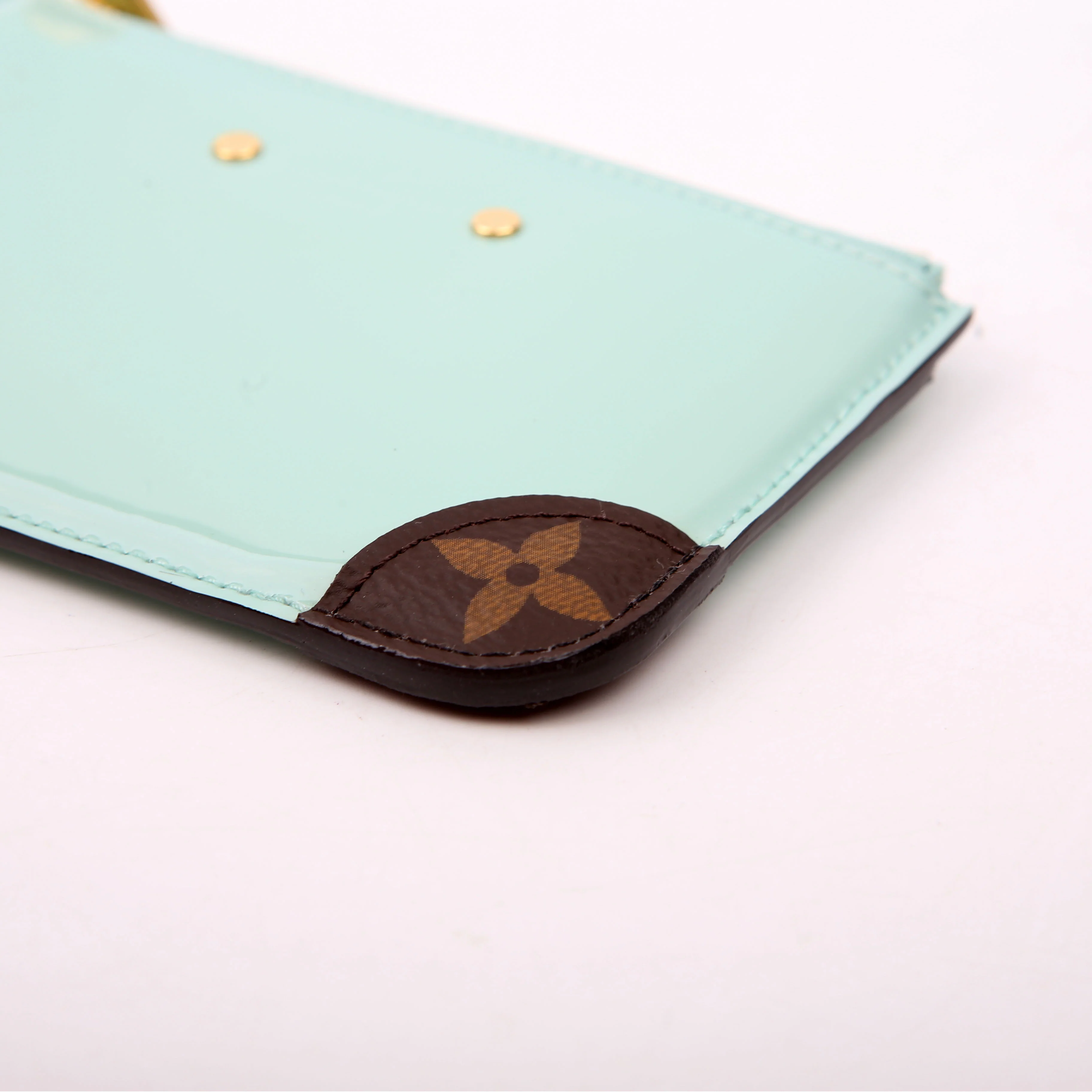 Pochette Cles Vernis/Monogram Teal - Image 7
