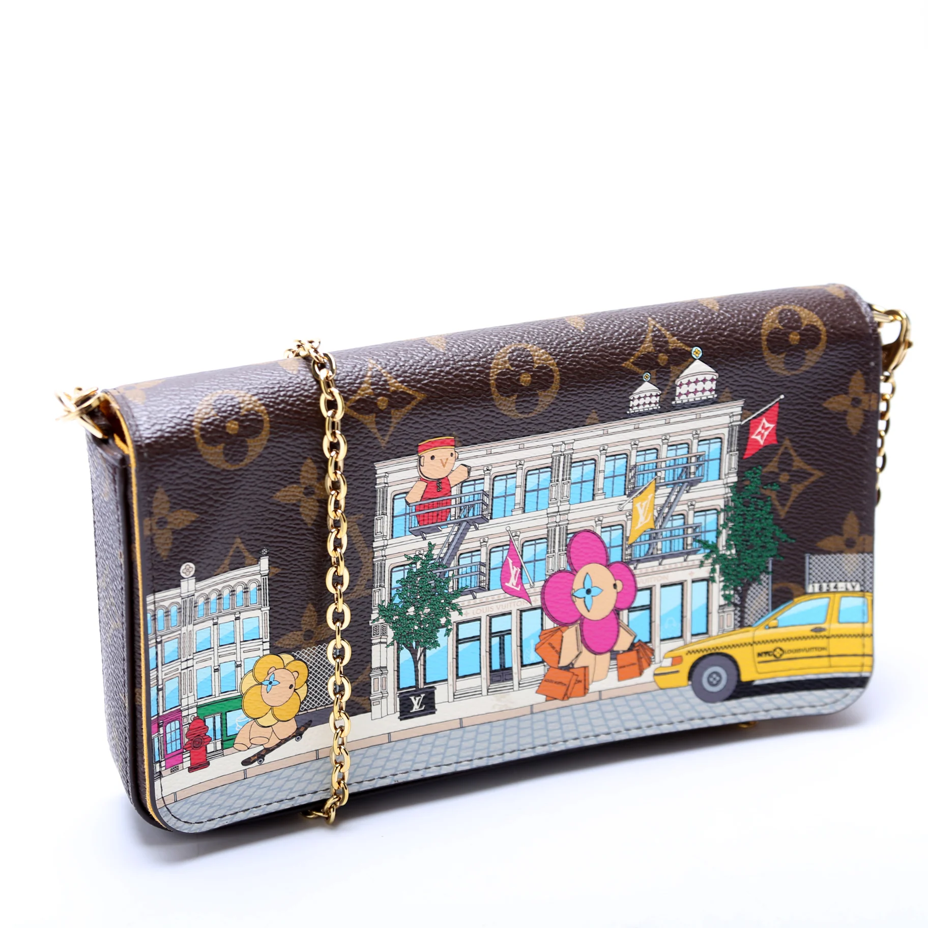 Pochette Felicie 2022 Christmas Animation Monogram Multicolor - Image 2