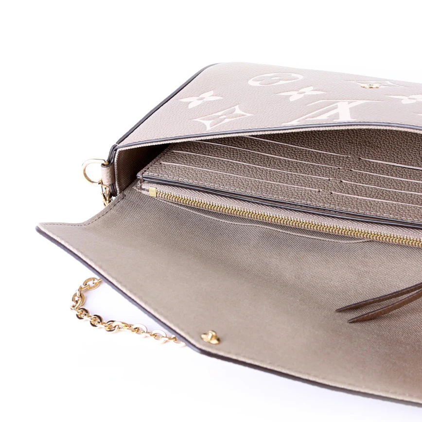 Pochette Felicie Bicolor Empreinte - Image 9