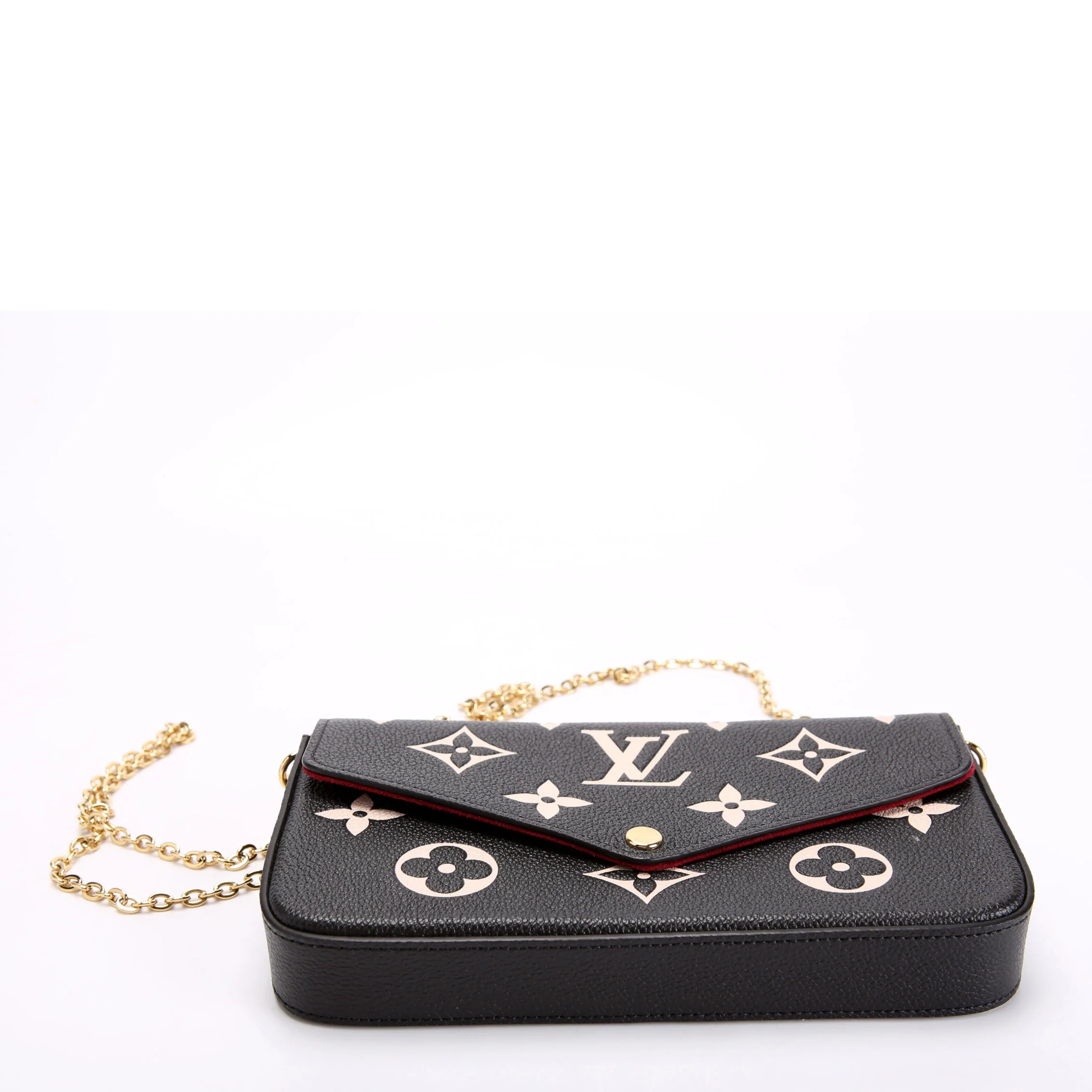 Pochette Felicie Bicolor Empreinte Black - Image 4