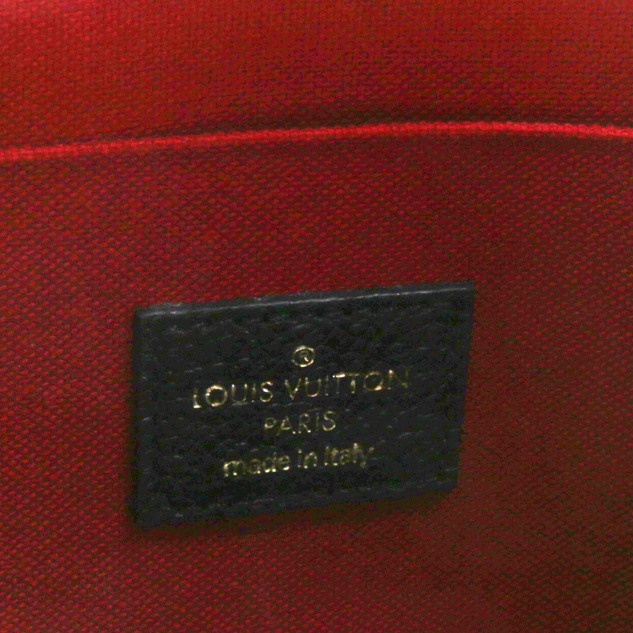 Pochette Felicie Bicolor Empreinte Black/Beige - Image 11