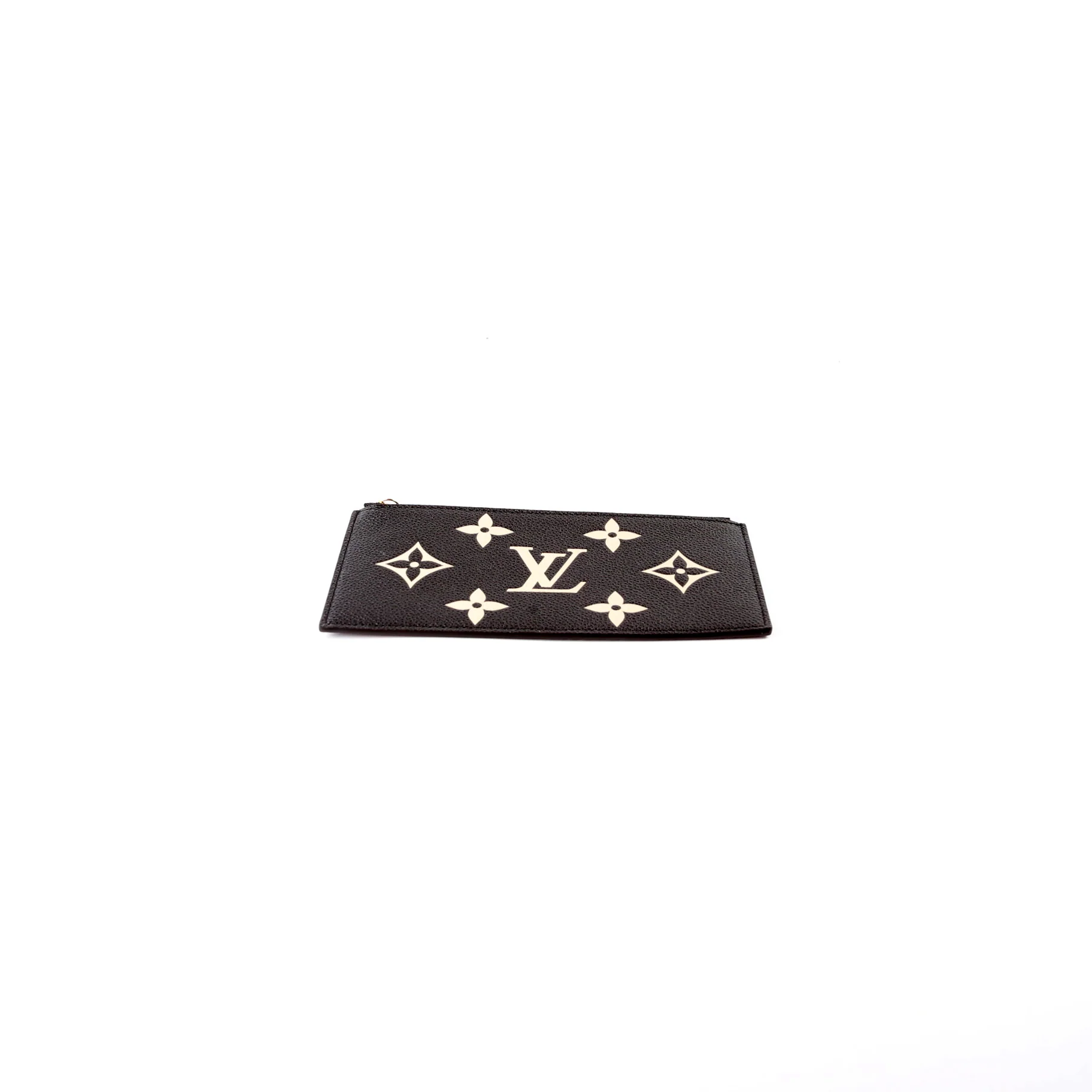 Pochette Felicie Bicolor Zip Insert Only Black/Beige - Image 3