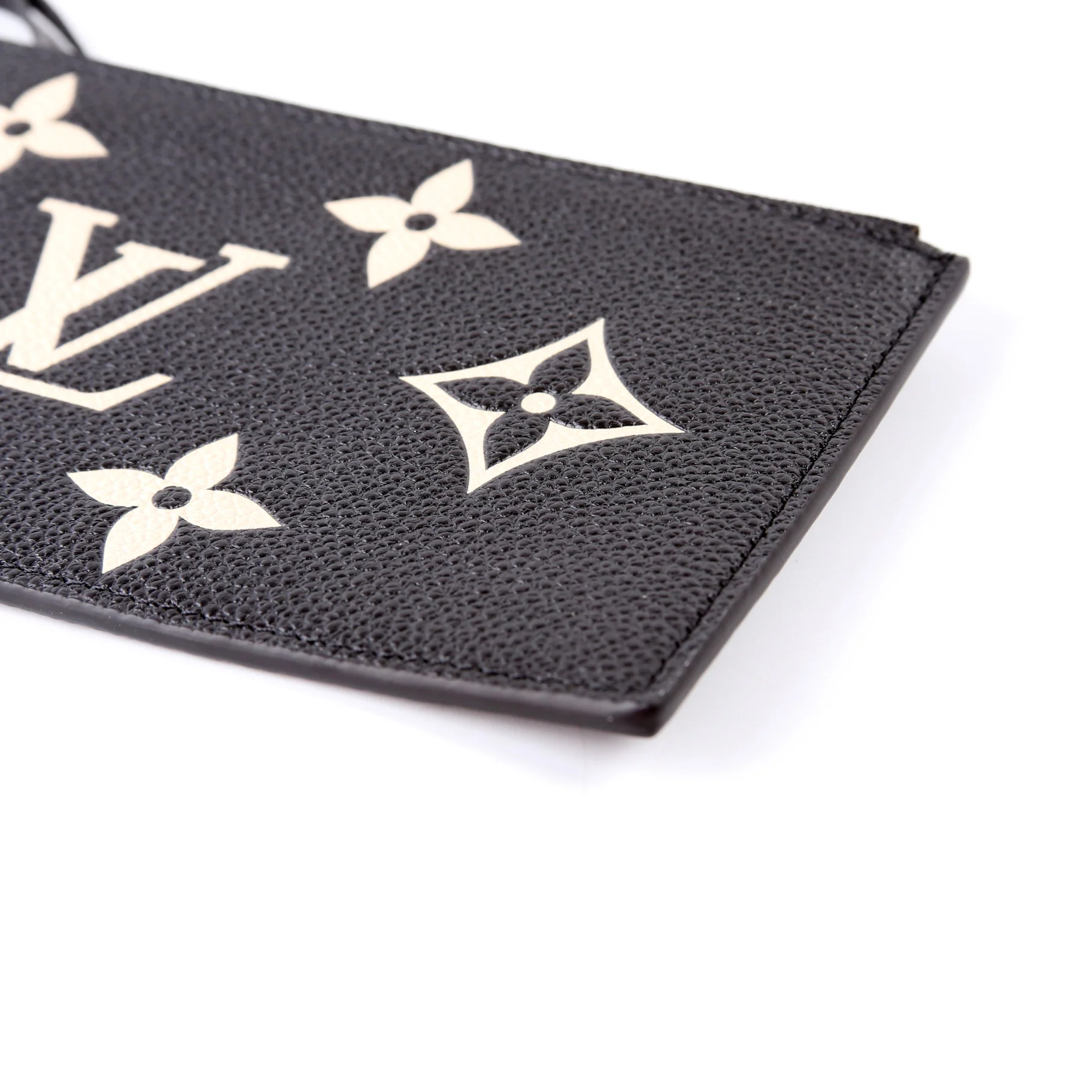 Pochette Felicie Bicolor Zip Insert Only Black/Beige - Image 4