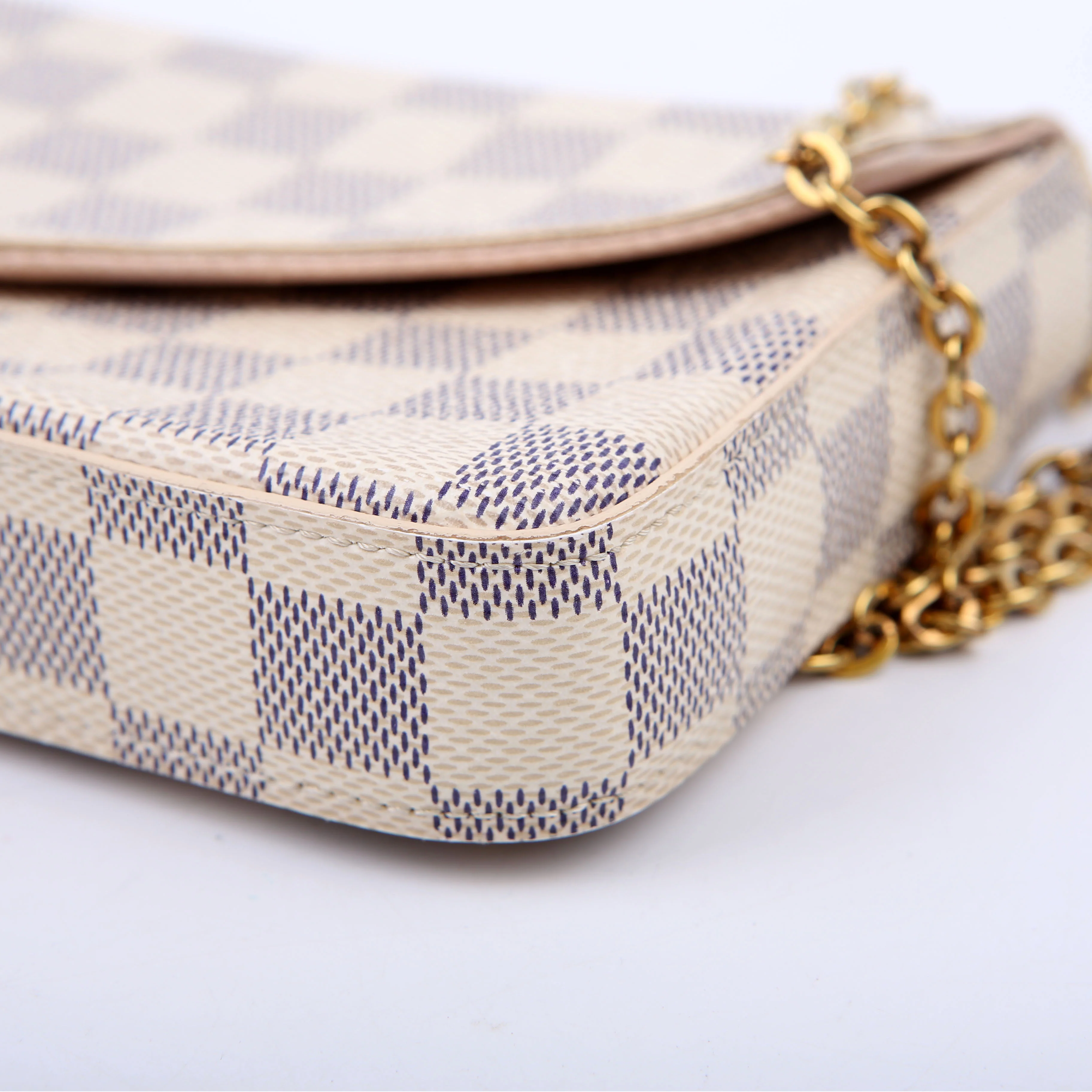 Pochette Felicie Damier Azur Pink - Image 6
