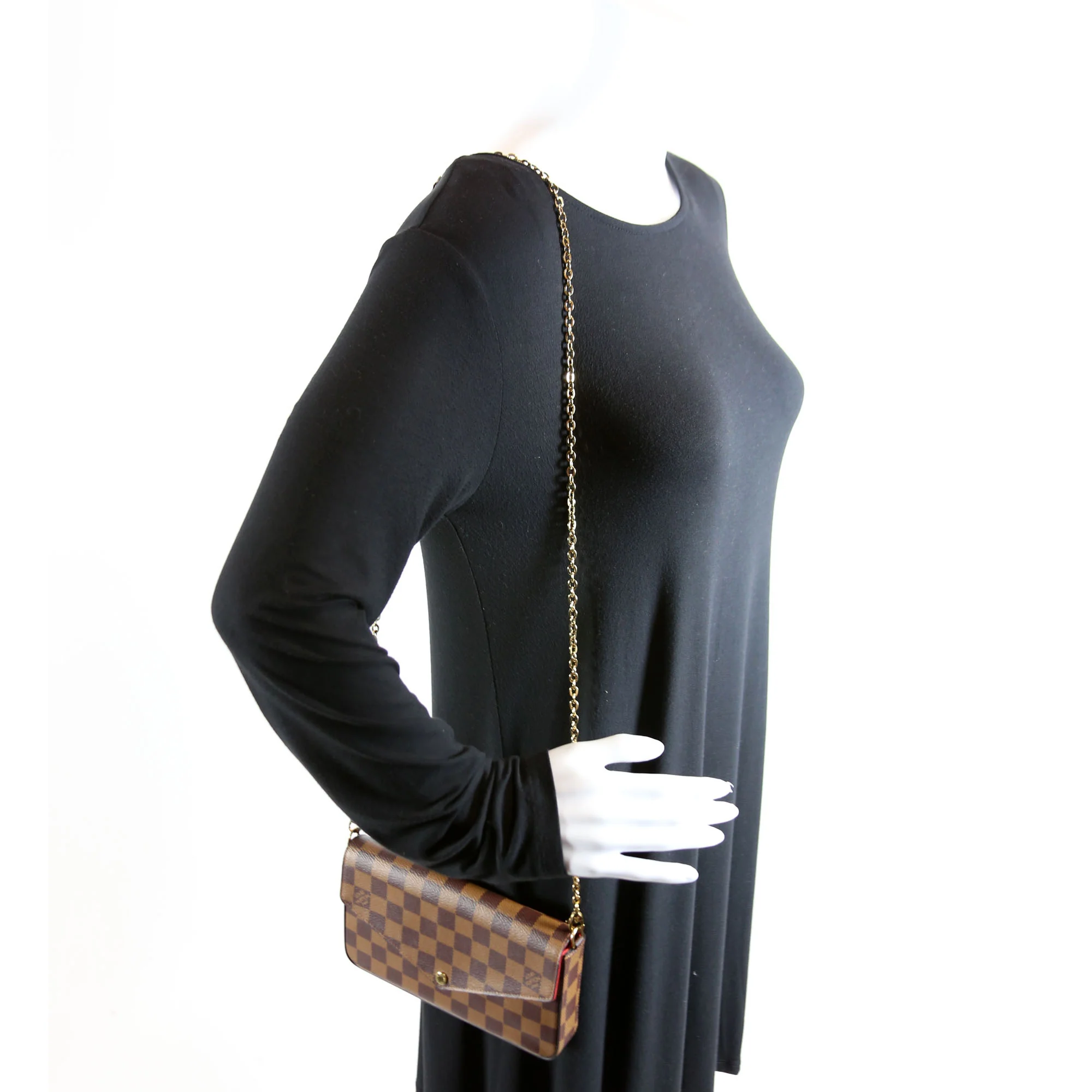 Pochette Felicie Damier Ebene - Image 9