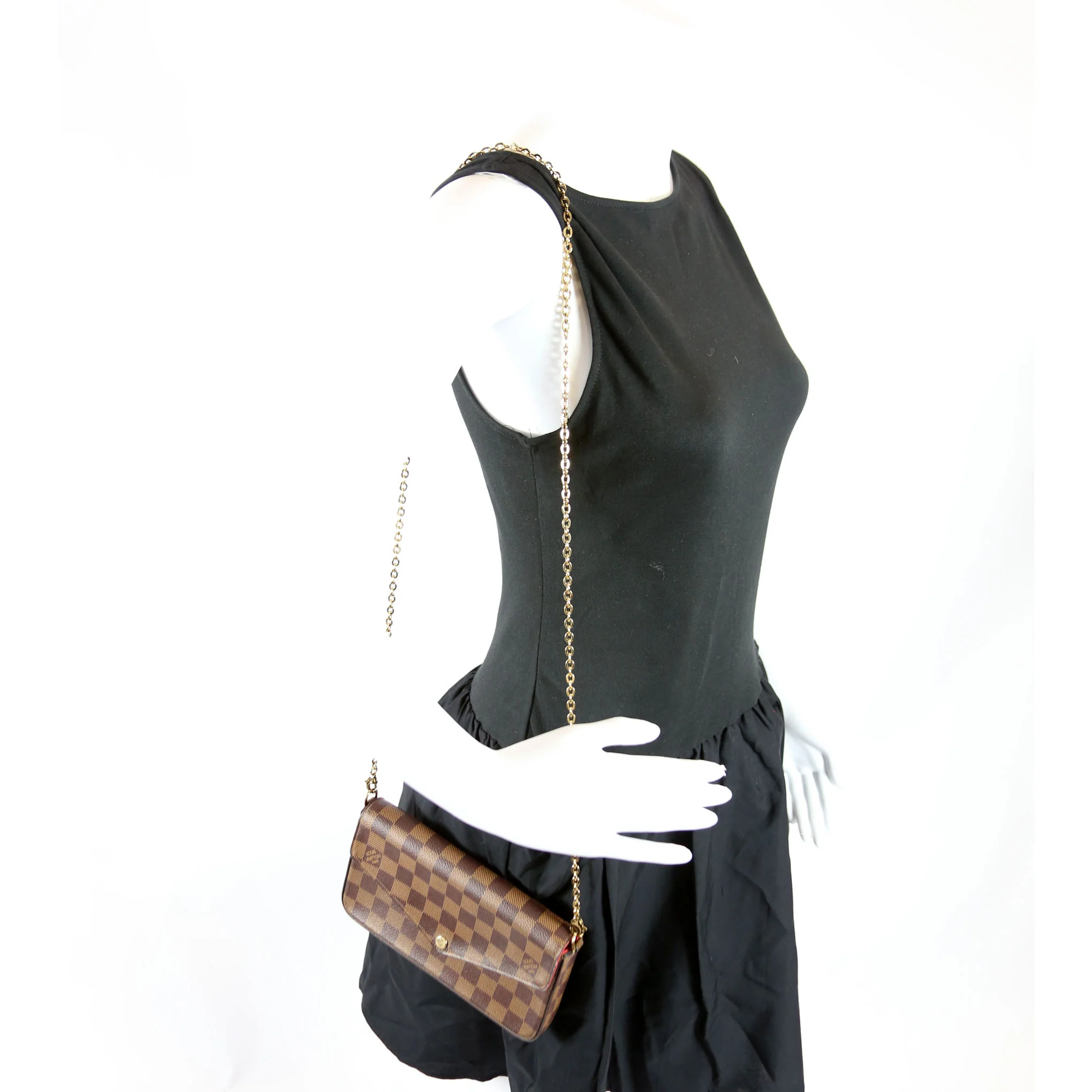 Pochette Felicie Damier Ebene - Image 10